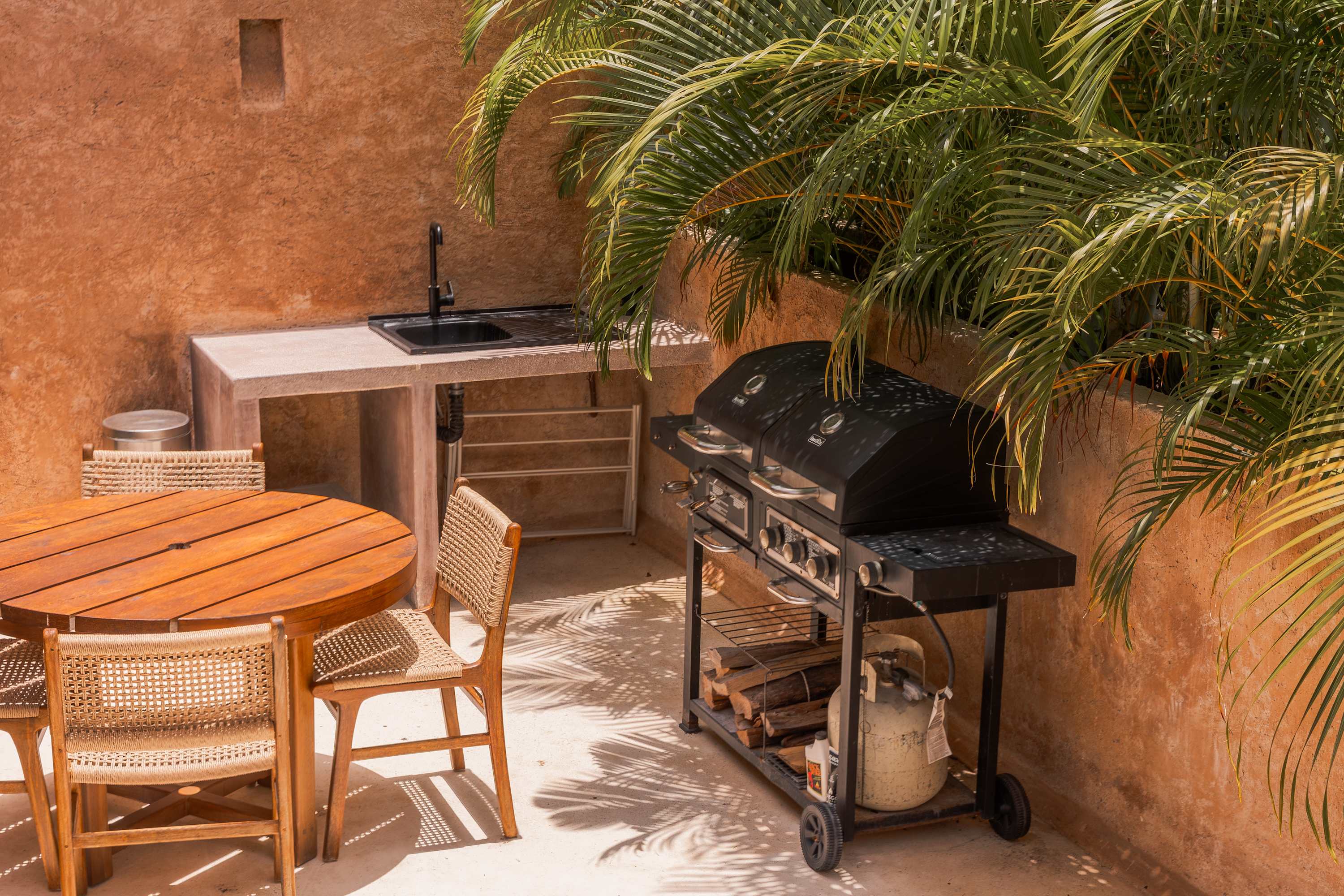 Great spot for grilling and relaxing.