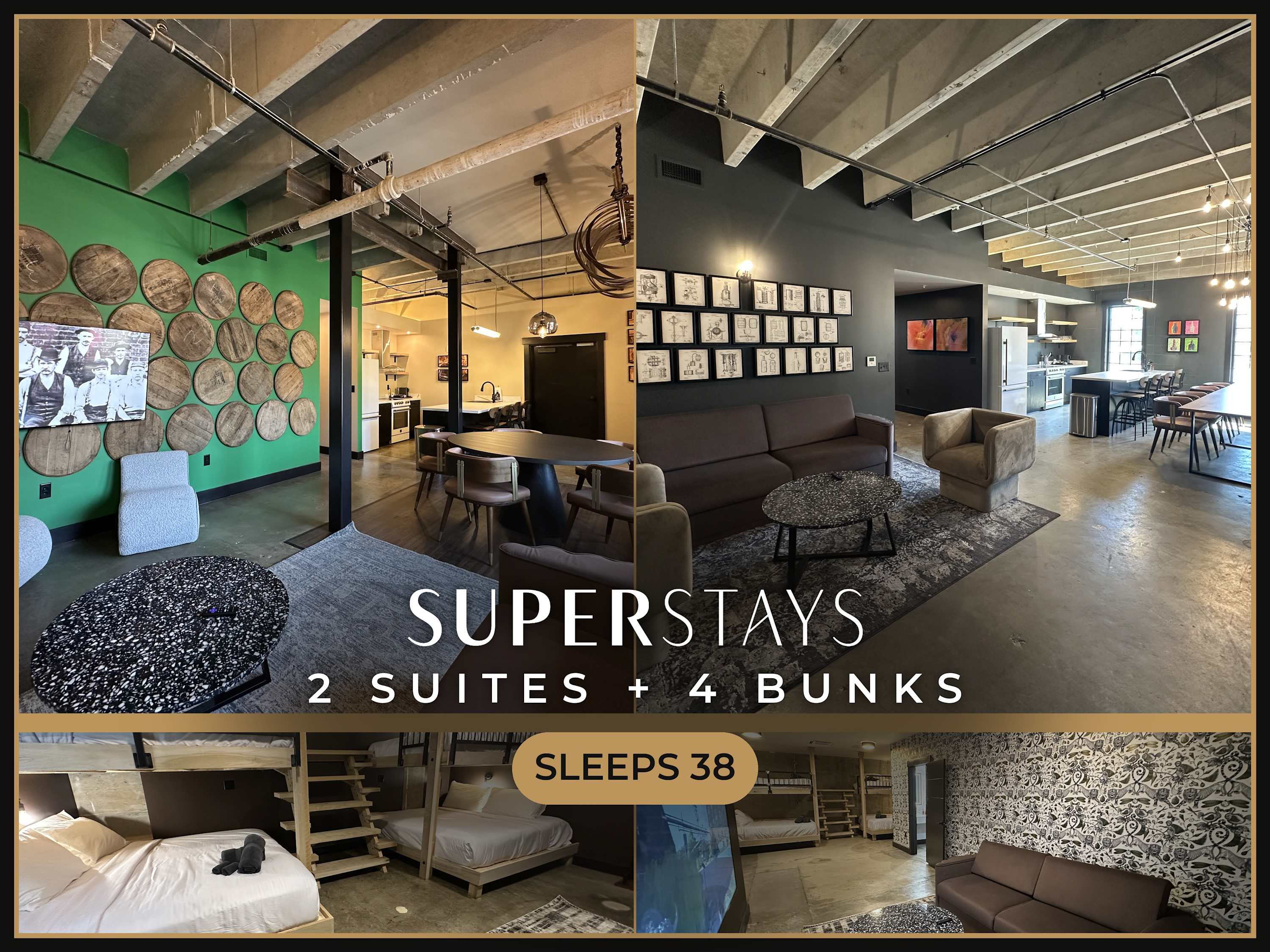 Sleep38 27Beds 10BR Super Stays A12 Low E Crown DD