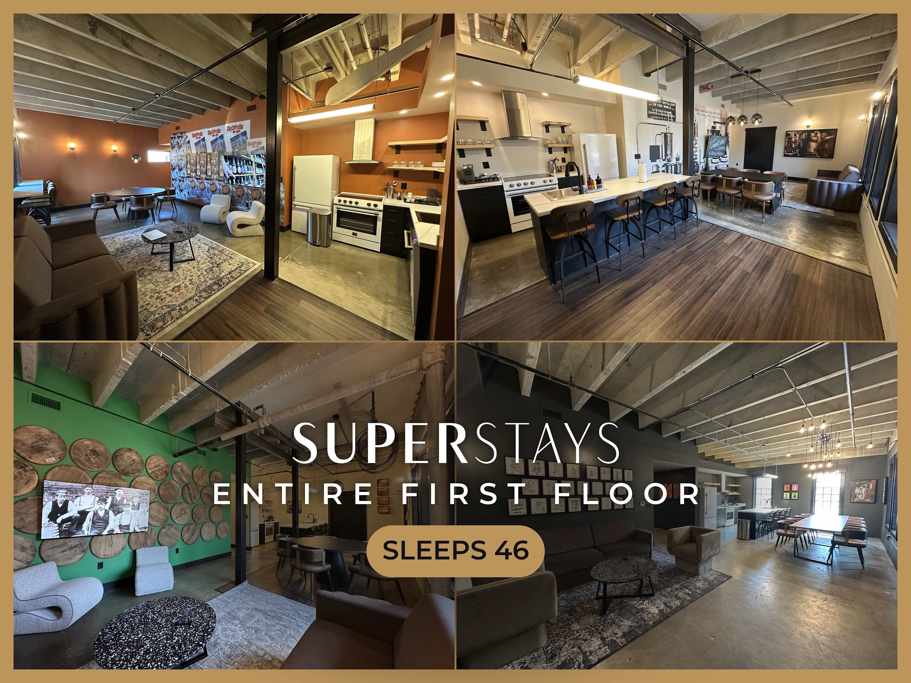 Sleep46 23Beds 16BR Super Stays A12 Lo NHS Stretch