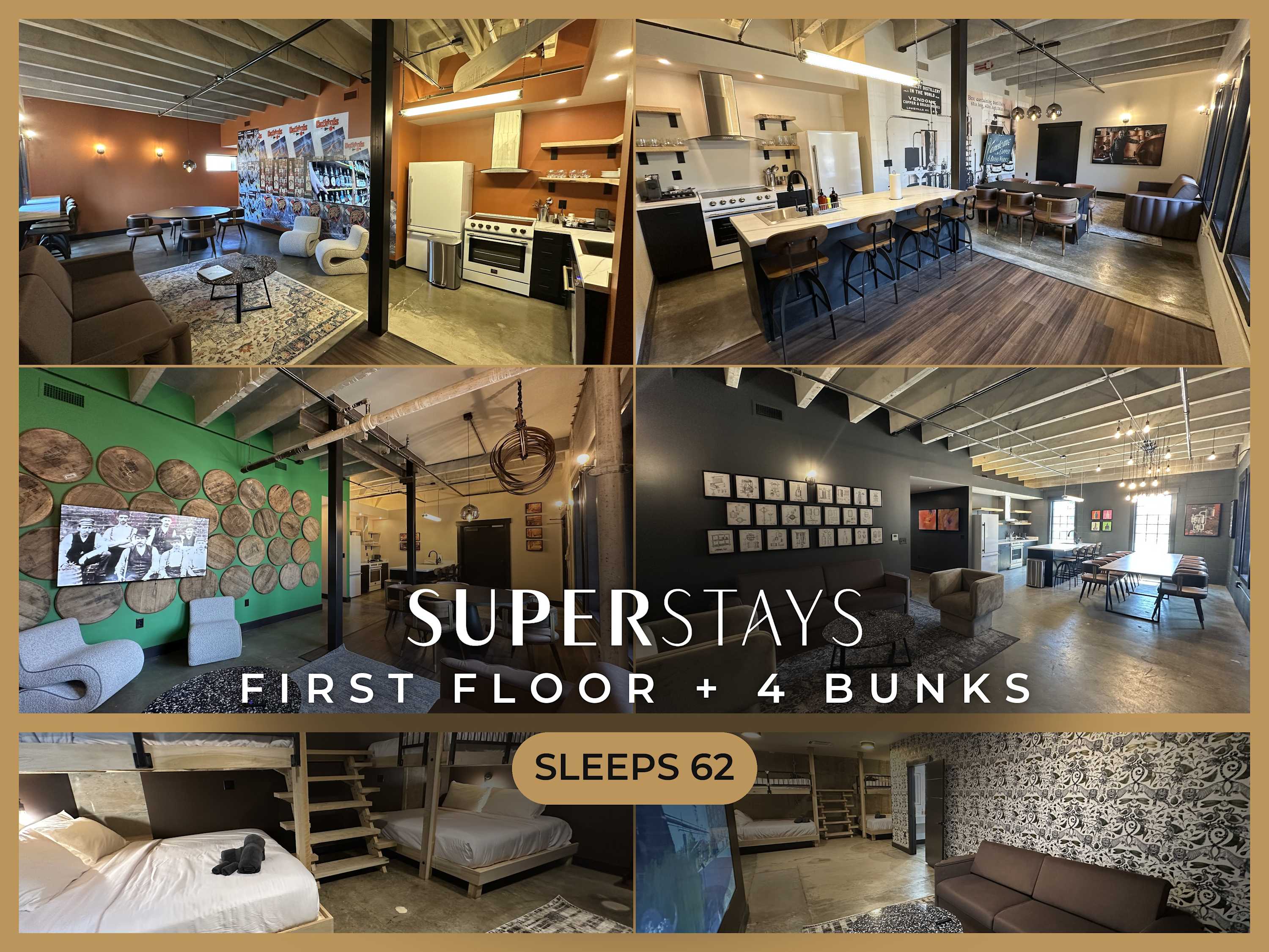 Sleep62 39Beds 18BR Super Stays A12 Low NHS Pick 6