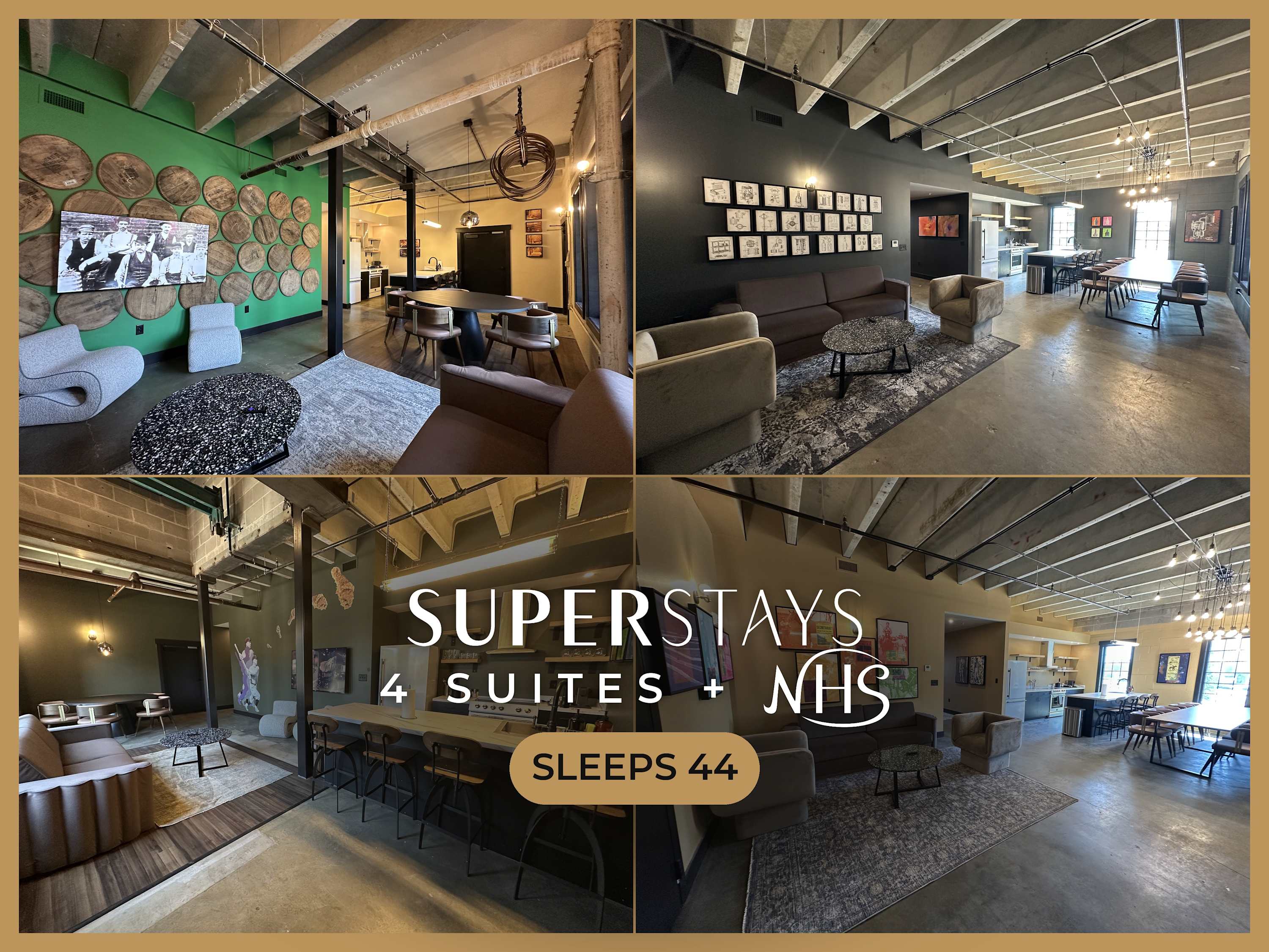 Sleep44 22Beds 16BR Super Stays A12 NHS Superfecta
