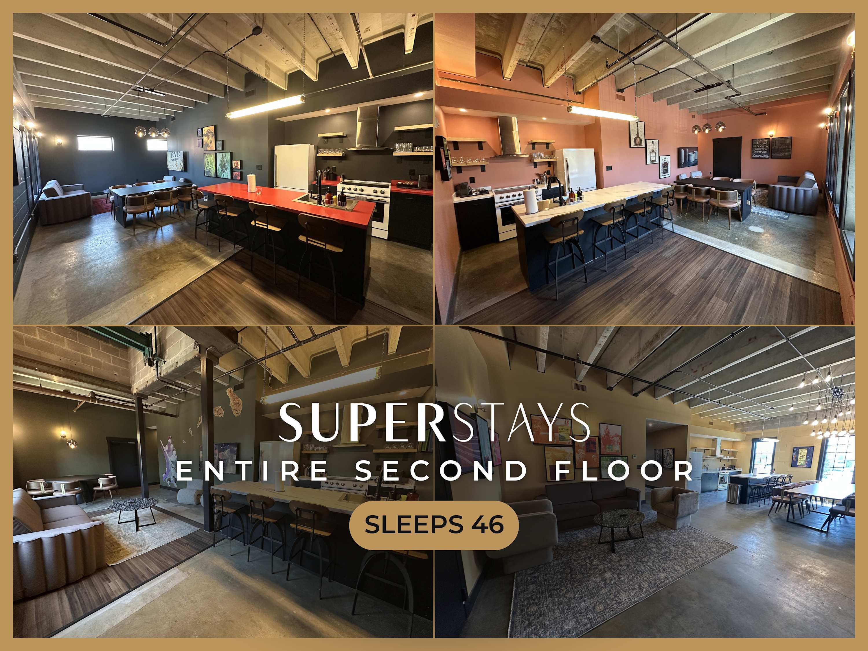 Sleep46 23Beds 16BR Super Stays A12 Up Pad Stretch