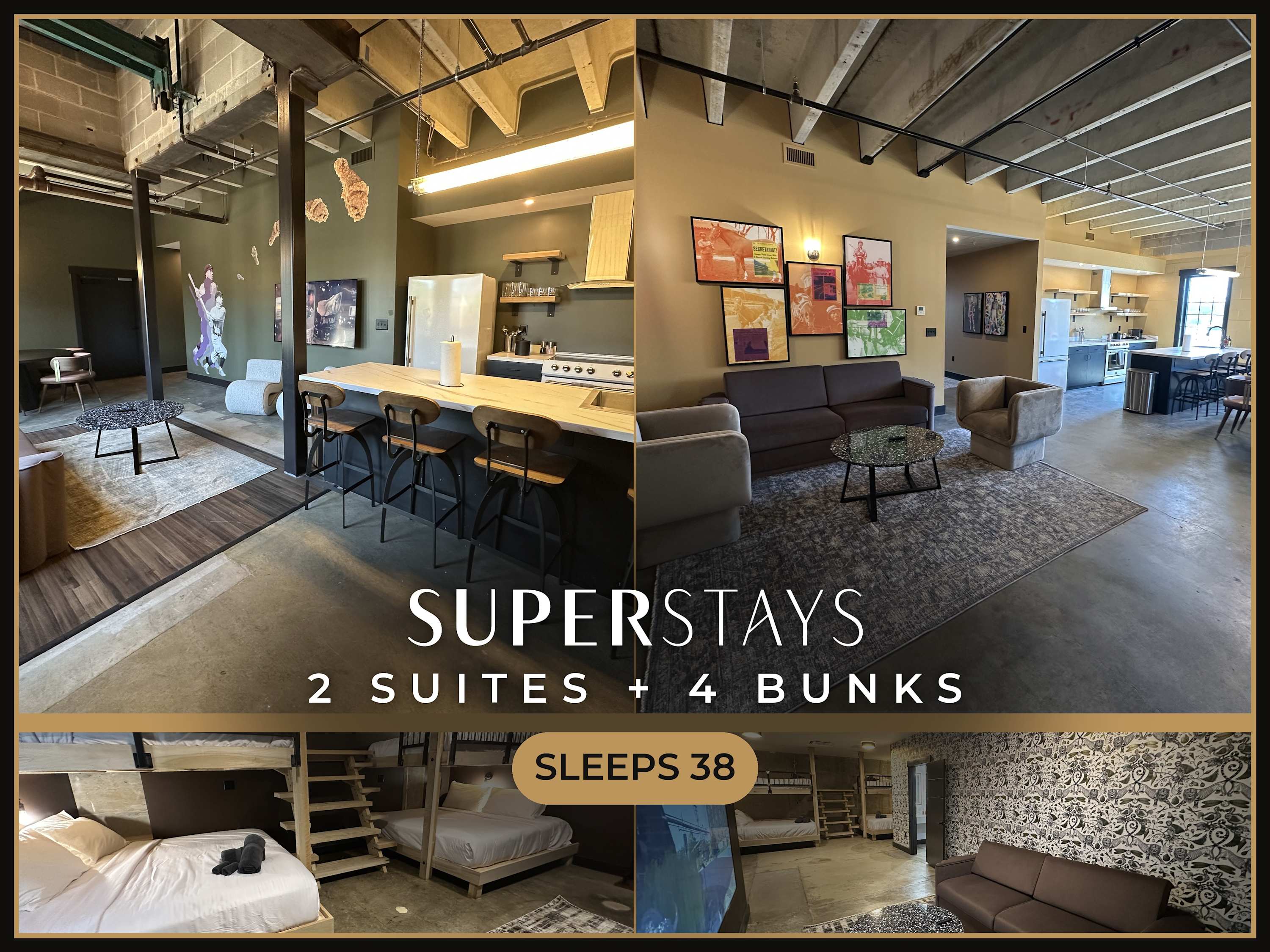 Sleep38 27Beds 10BR Super Stays A12 Up E Crown DD