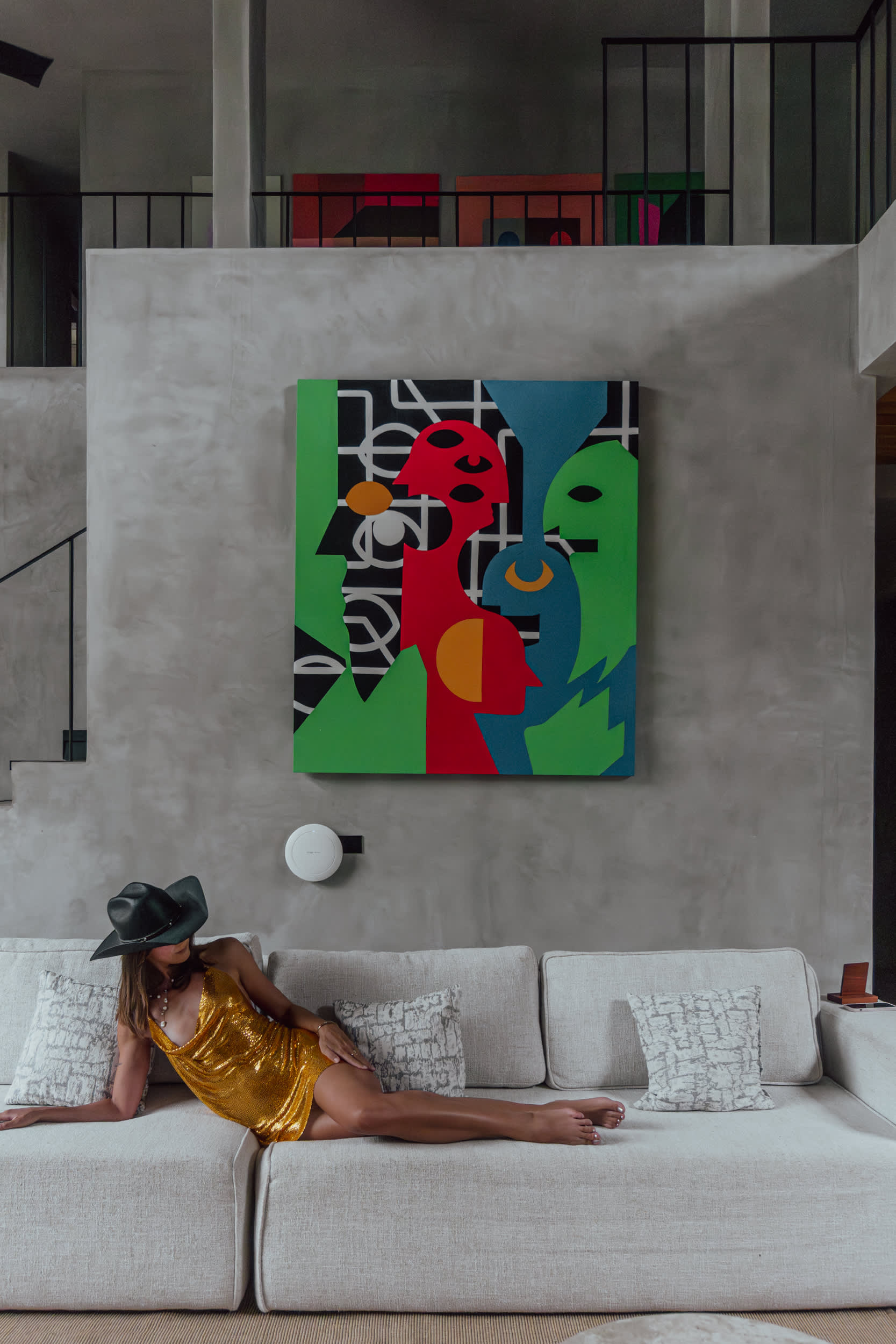 Insta-worthy villa filled with stunning artwork