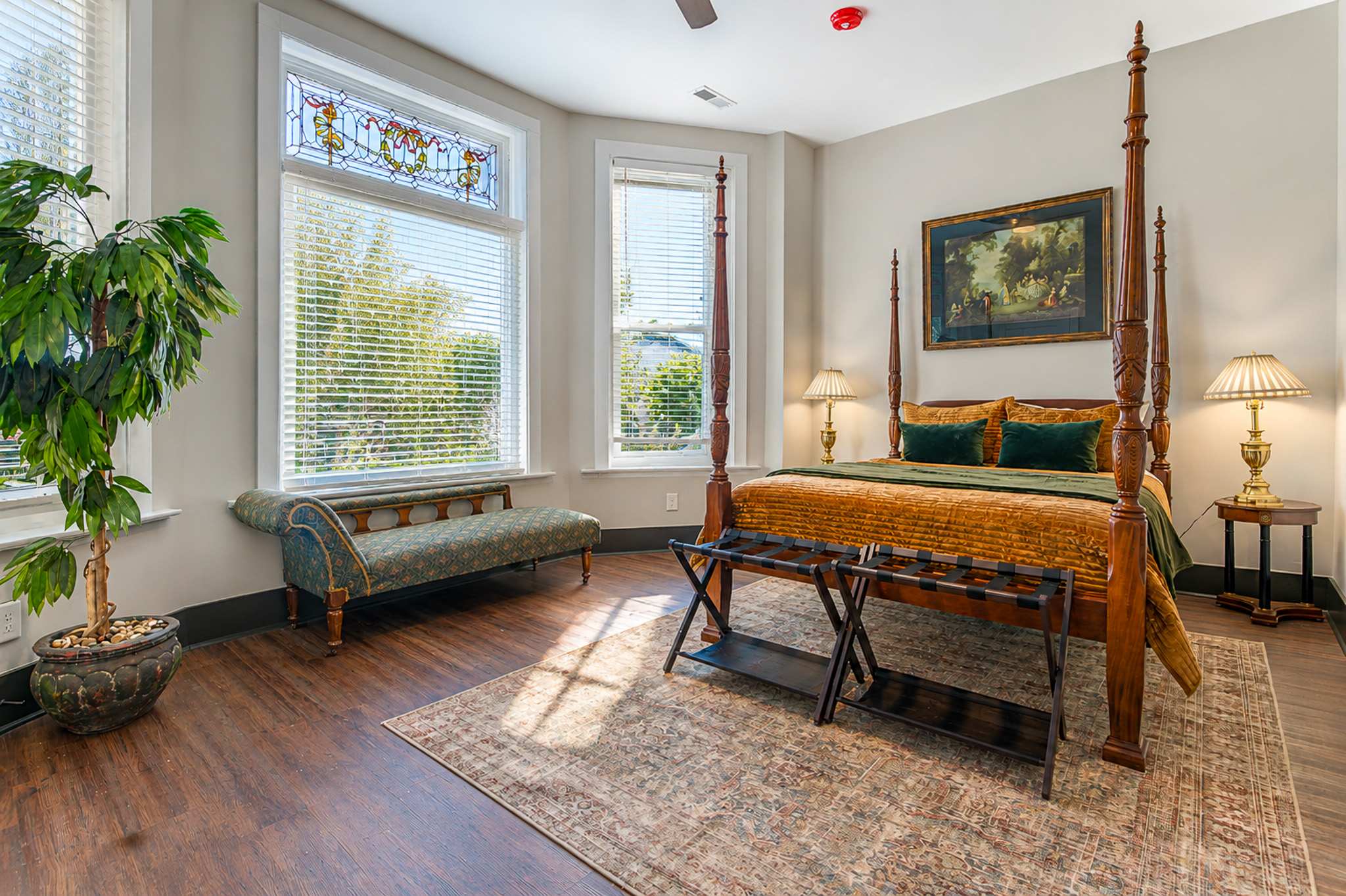 Your private retreat awaits with comfortable accommodations and an ensuite bathroom
