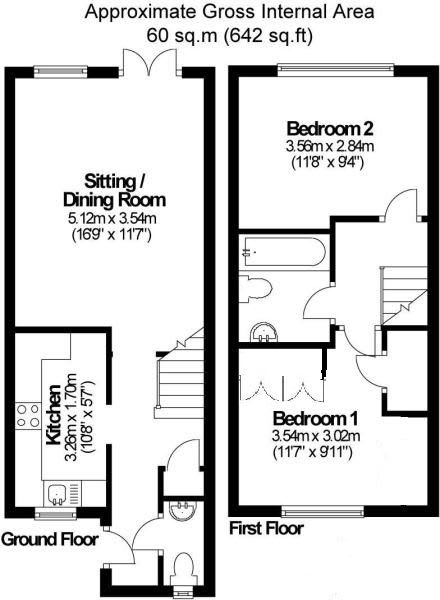 View Woking - Parking, Garden, 2Bed in 97 Strathcona Gardens GU21 2AZ Woking - Parking, Garden, 2Bed in 97 Strathcona Gardens GU21 2AZ - Property image 17 - VivreStays