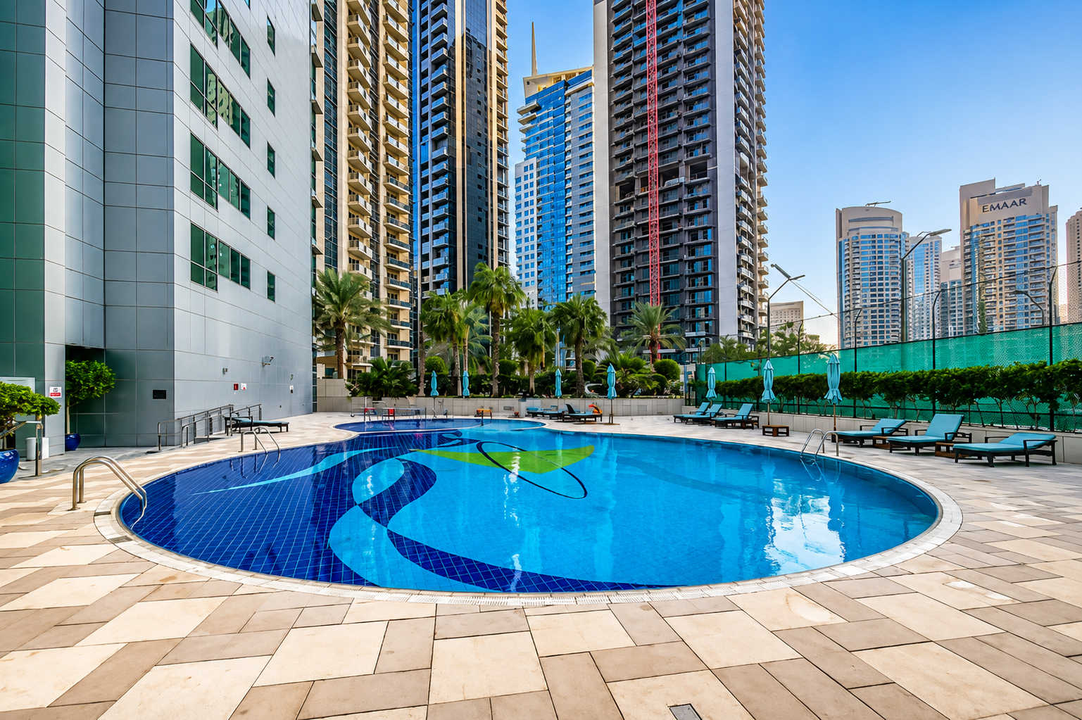 شقة بغرفتي نوم في Dubai Marina: بلكونة ومسبح وصالة رياضية - Image 12