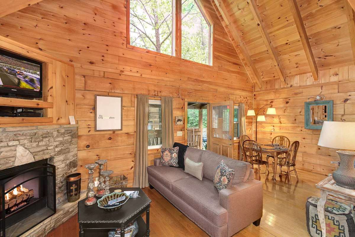 Cozy Log Cabin | Hot Tub | Game Room