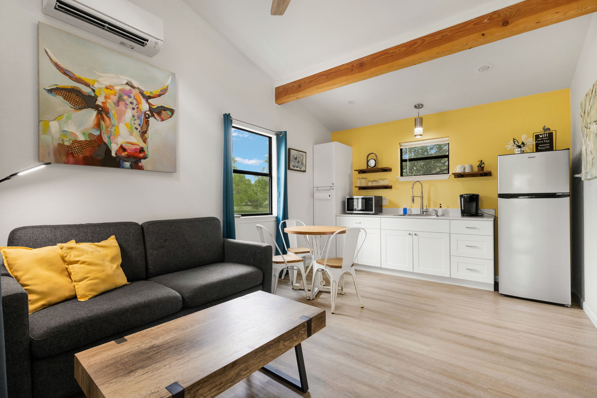 Bright and spacious living room.