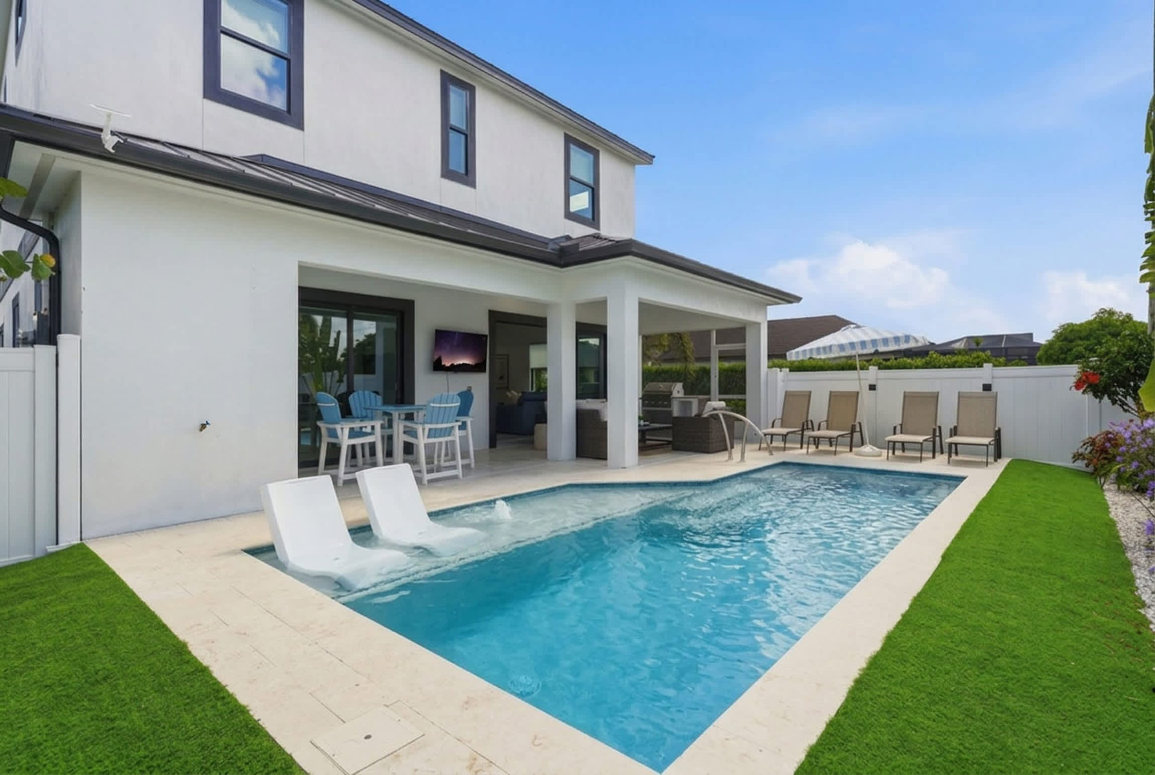 Brand New Luxury Pool Home Steps from the Gulf | Photo 49