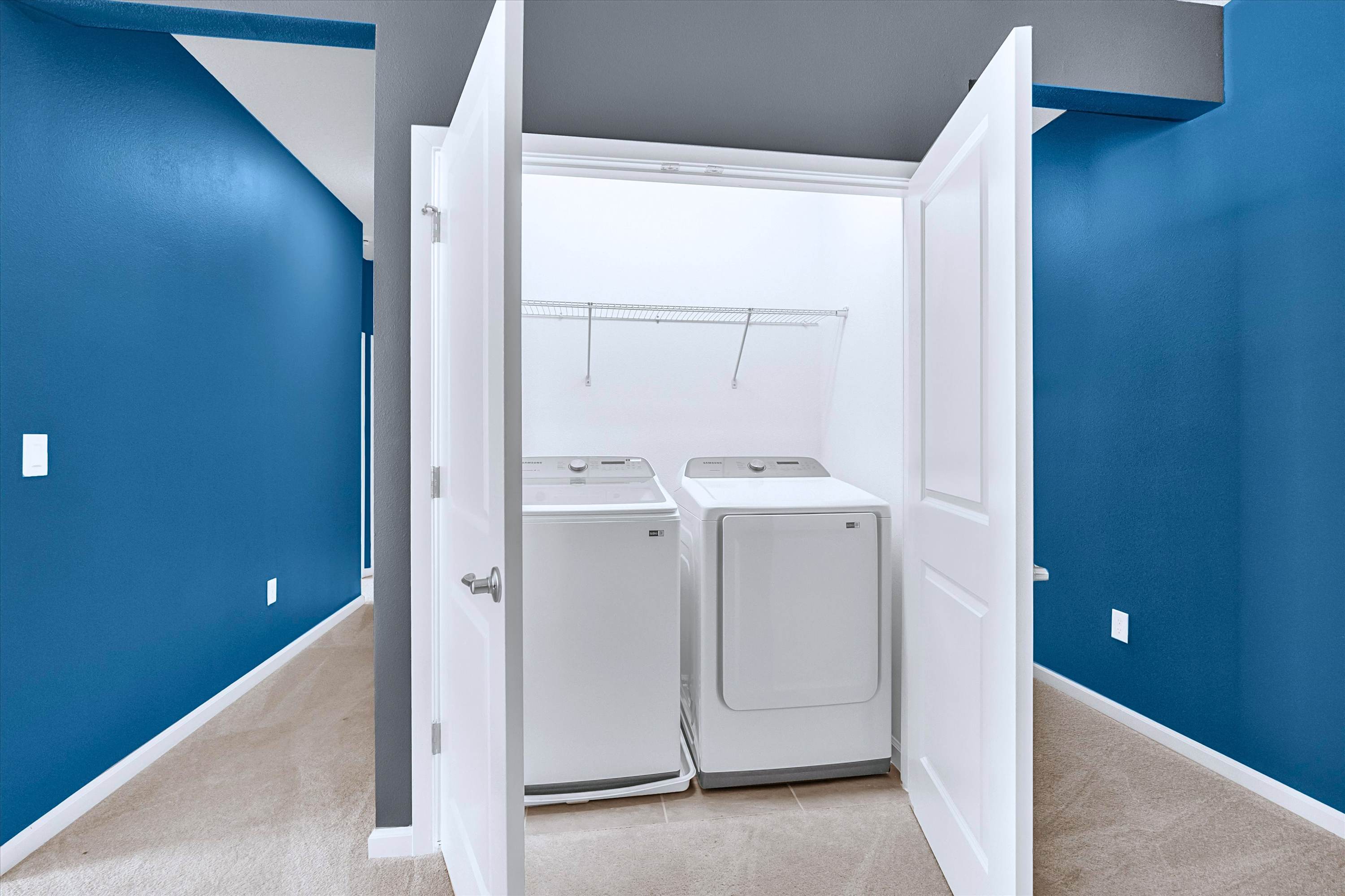 Laundry Room – In-home washer and dryer.