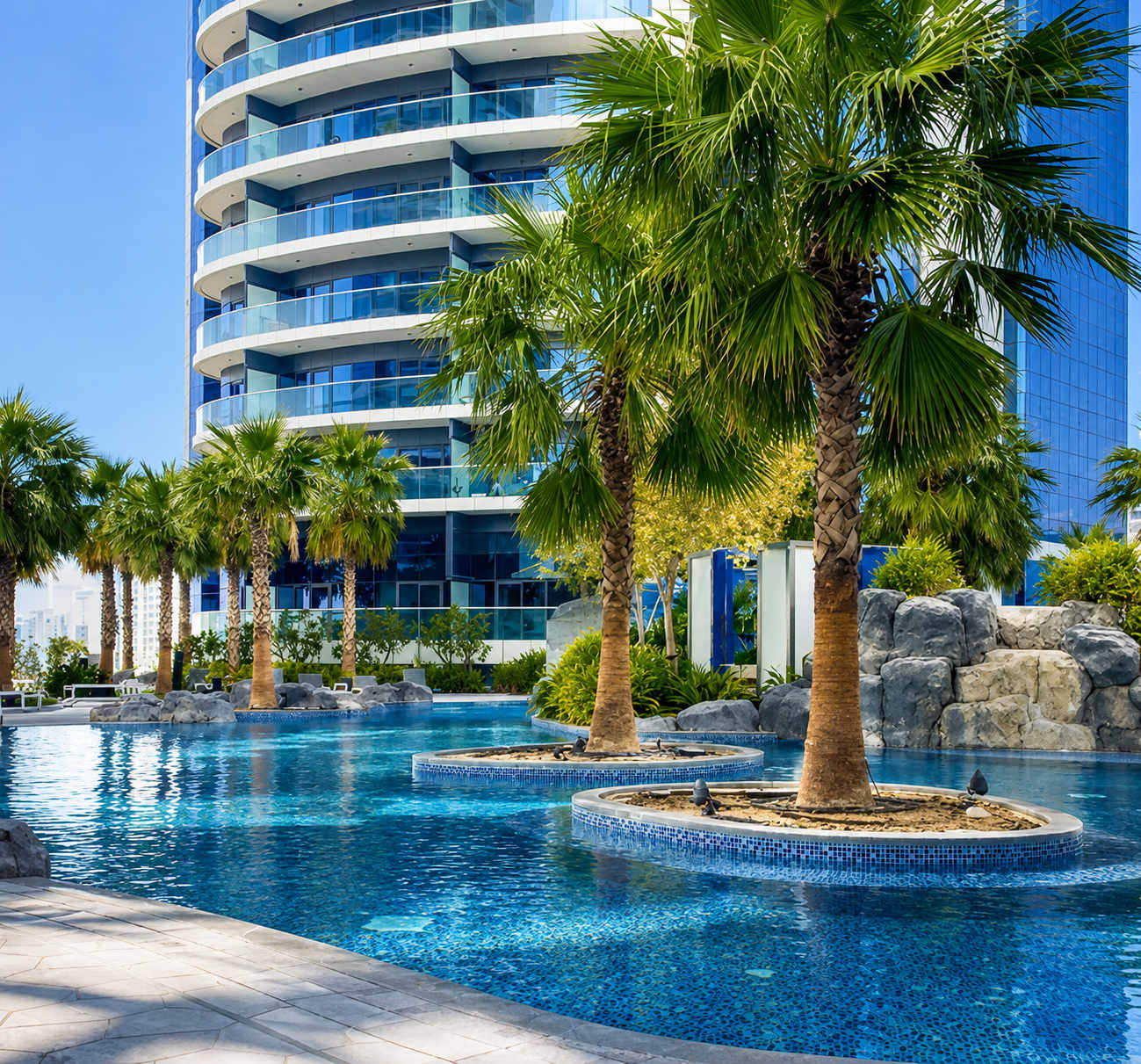 Luxury 3BR Apartment with Pool & Gym in Dubai - Image 33