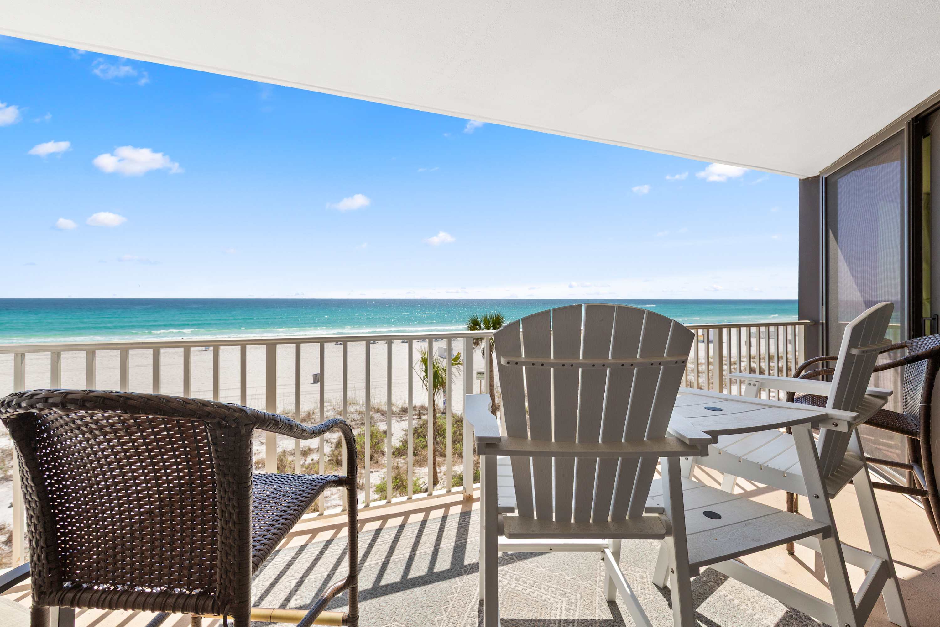 Beachfront Days Ocean View Condo at Edgewater w/ Balcony, Pool, Beach Access, Sleeps 4 | Unlock Local Activity Experiences Daily