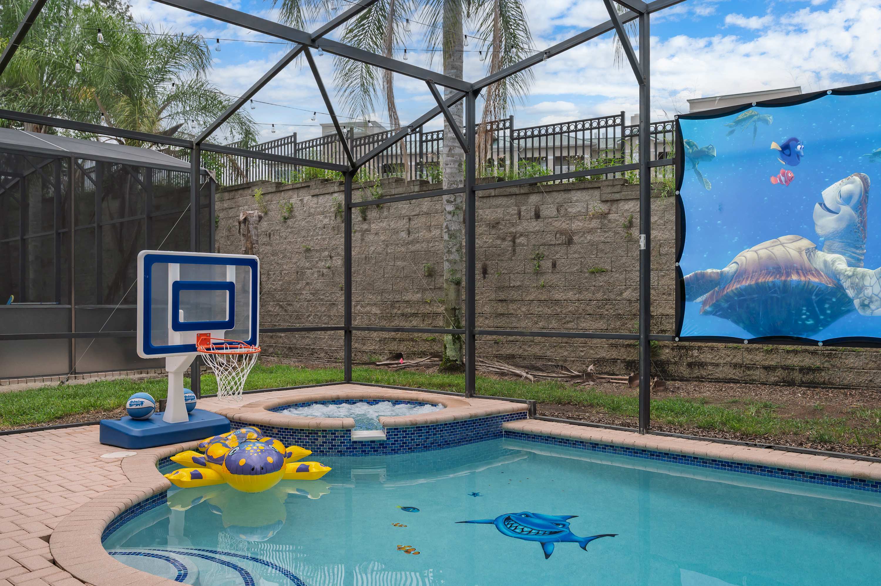 Themed House with Heated Private Pool & Game Room