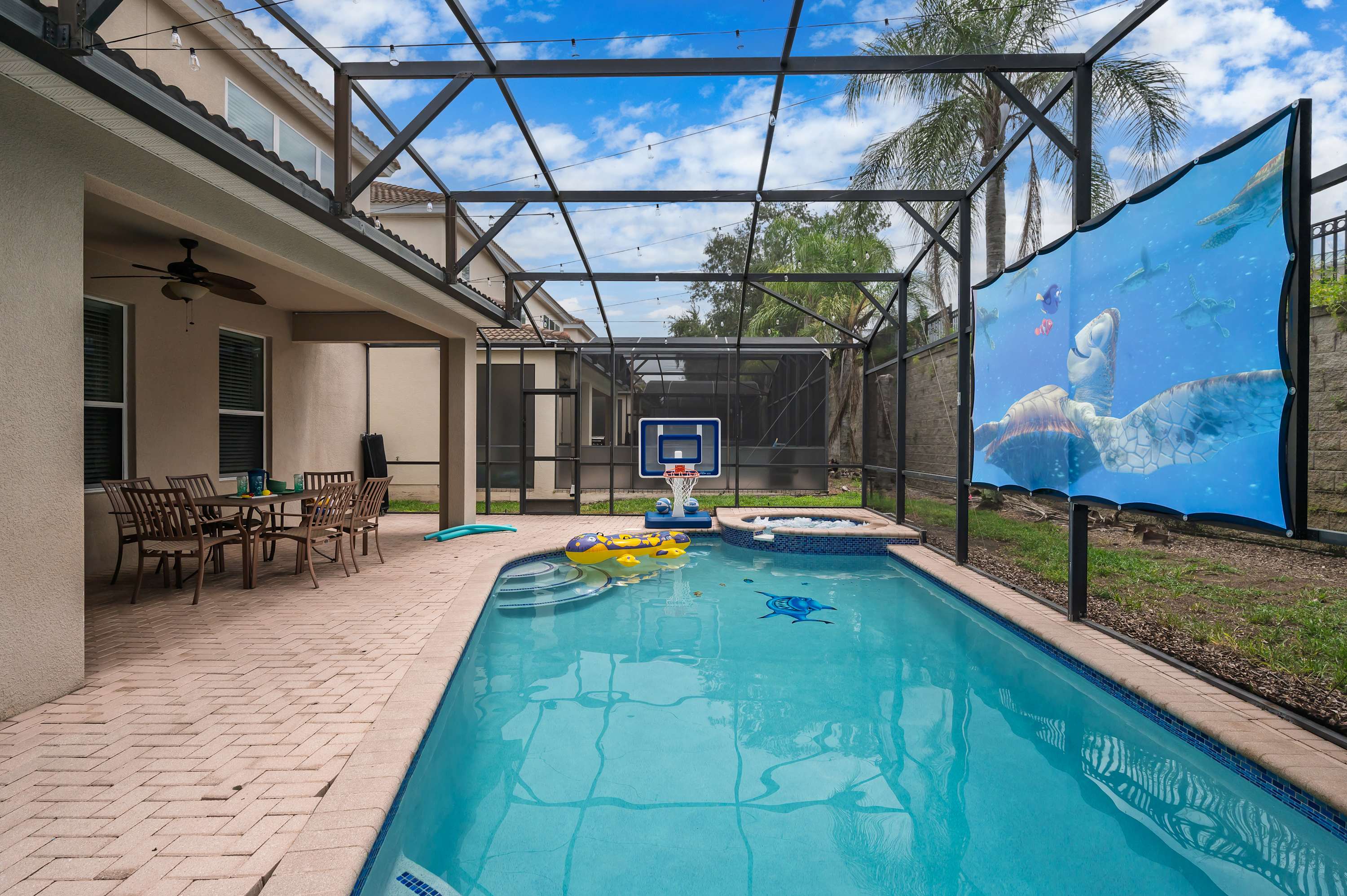 Themed House with Heated Private Pool & Game Room