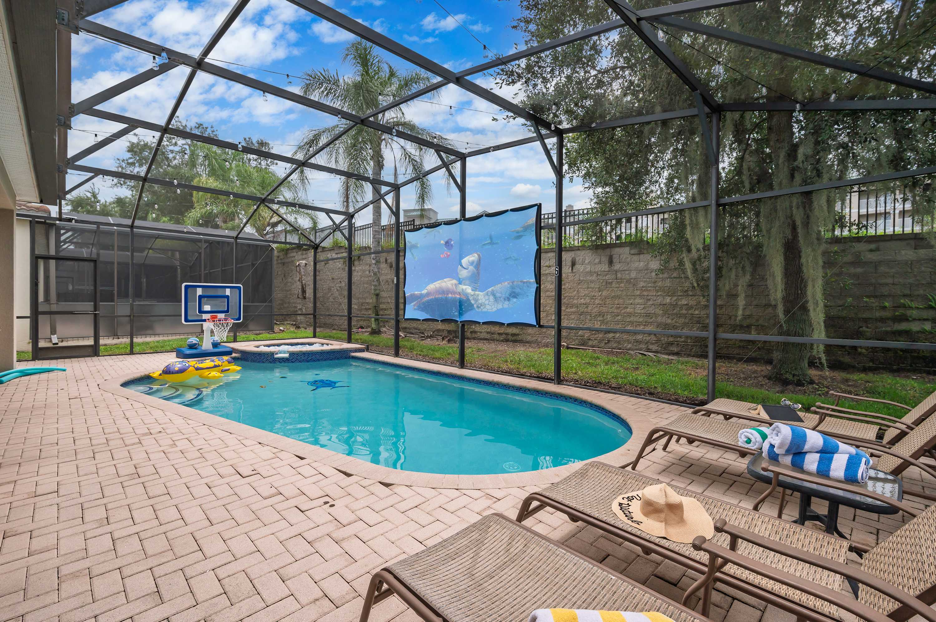 Themed House with Heated Private Pool & Game Room