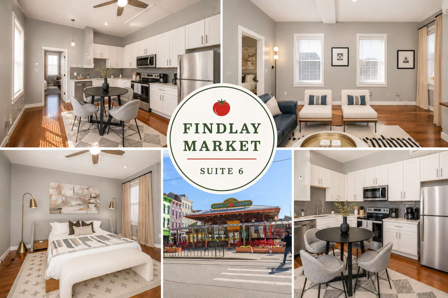 Experience the charm of Cincinnati in the heart of the historic Findlay Market district. Just steps away from local restaurants, breweries, shops, and entertainment.