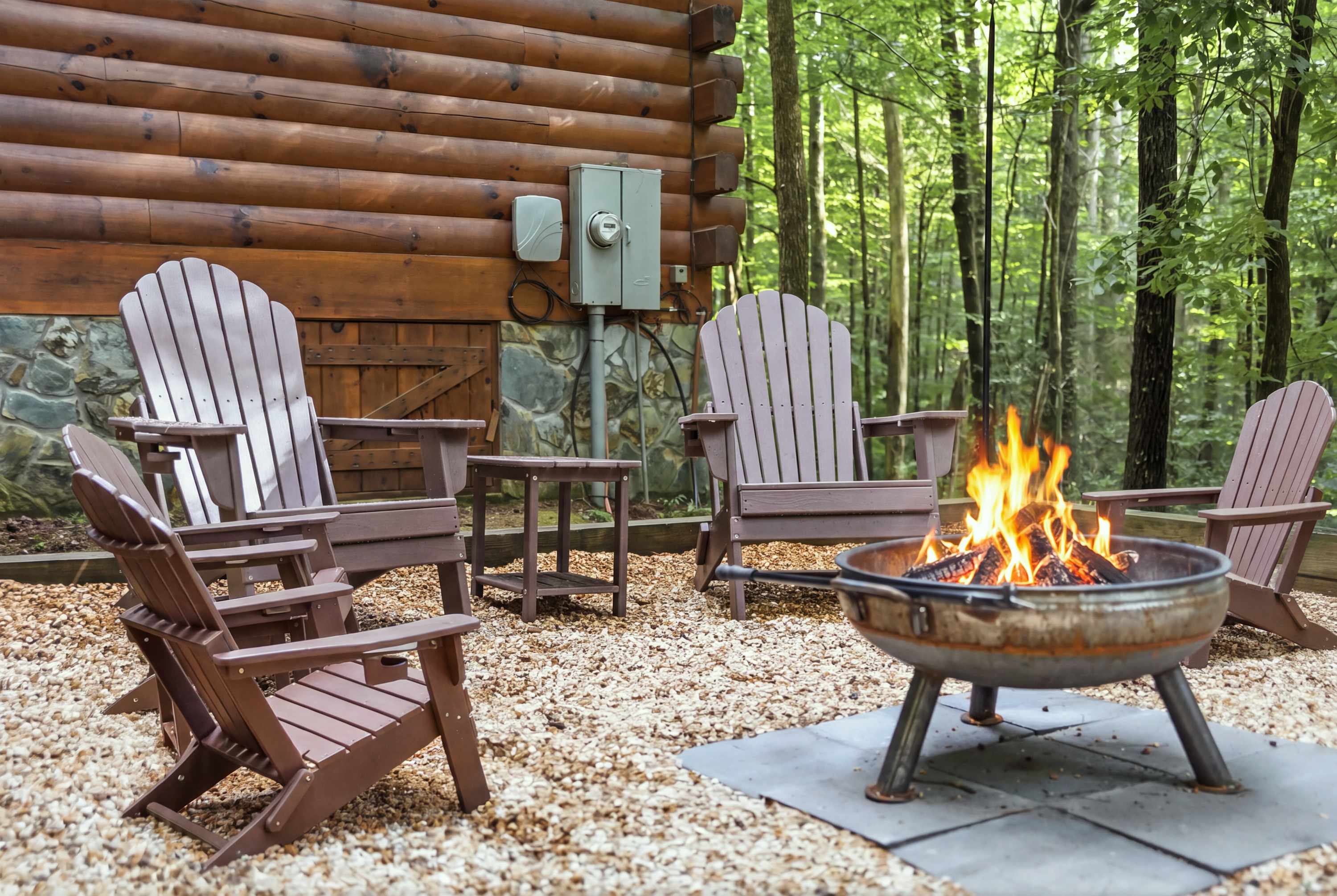 Unwind among the trees and enjoy the peaceful charm of Little Rock Creek Cabin