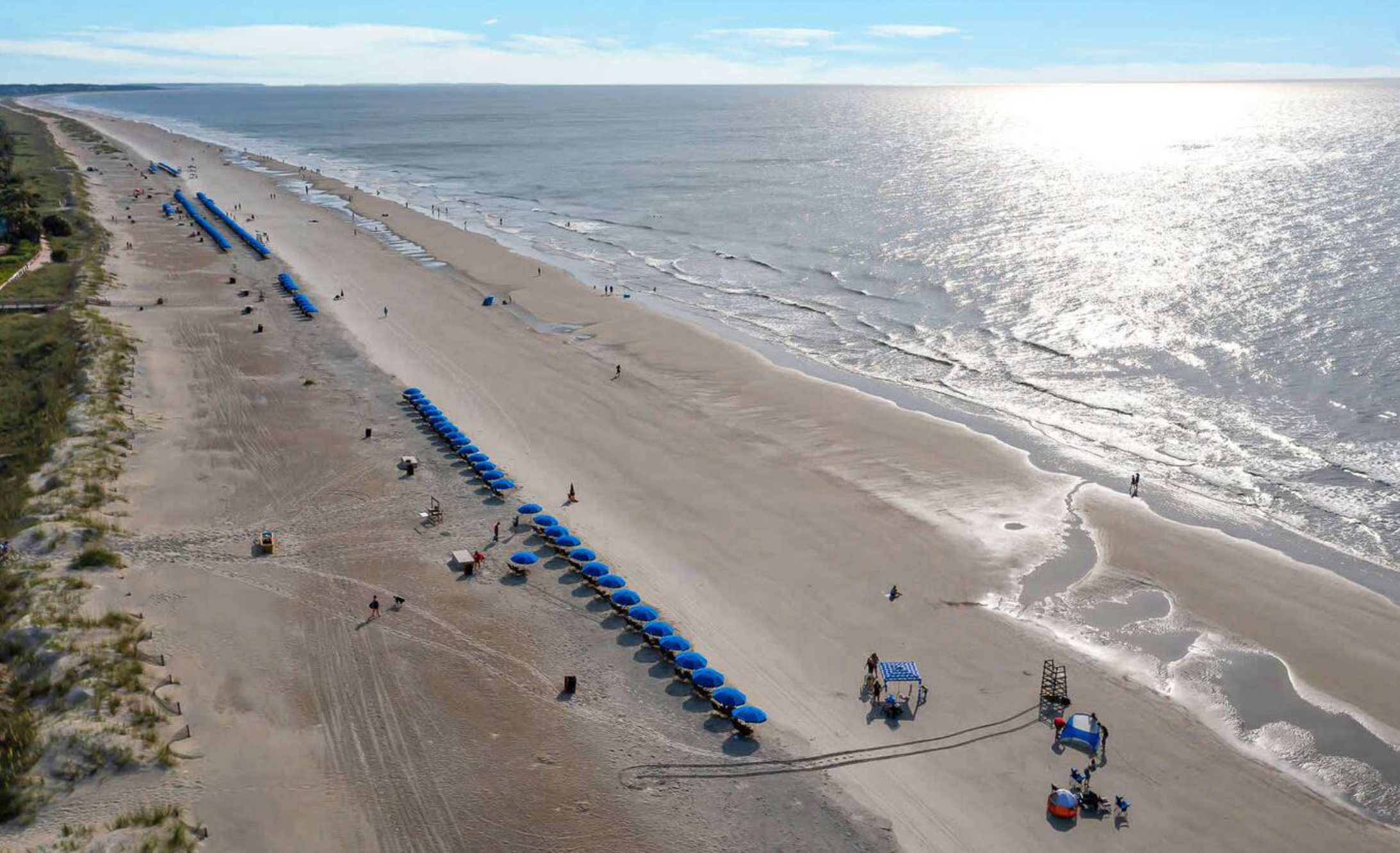 Walk to Palmetto Dunes beach