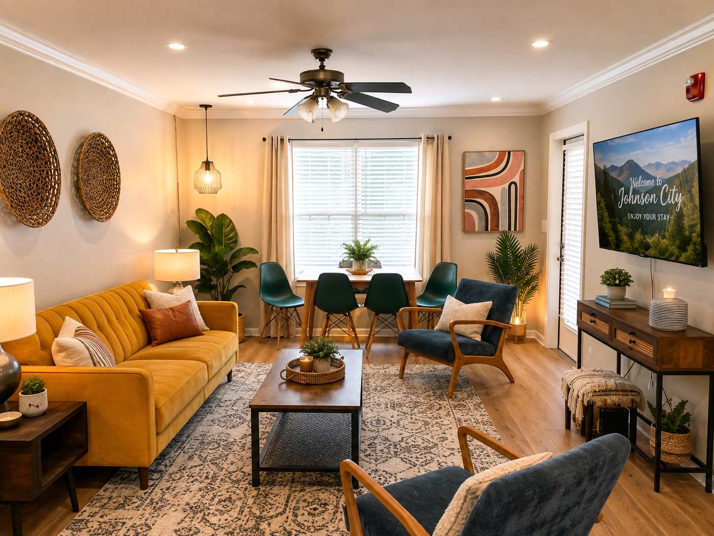 Boho 3 Bed Condo Near Etsu 102 - Johnson City, TN