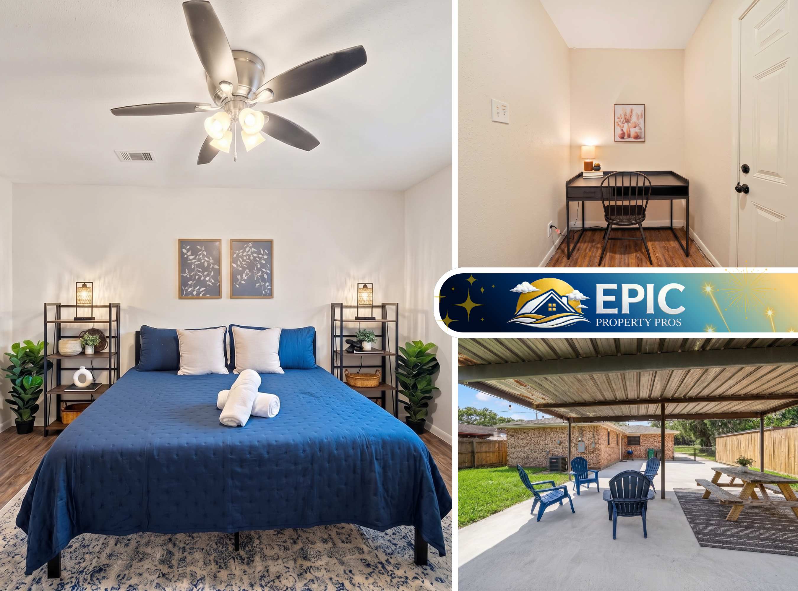 3 Br Coastal Seabrook Home : BBQ • Patio • Beach