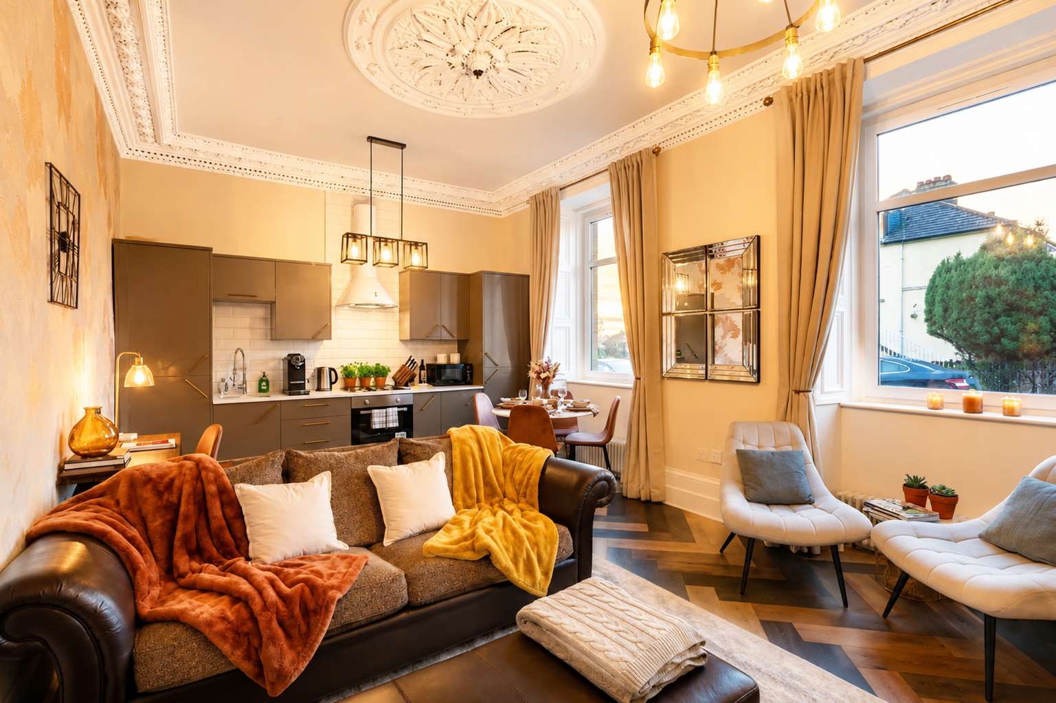 2BR for 4, Free Parking, Nr Dalhousie Castle serviced apartment - Gorebridge - VivreStays