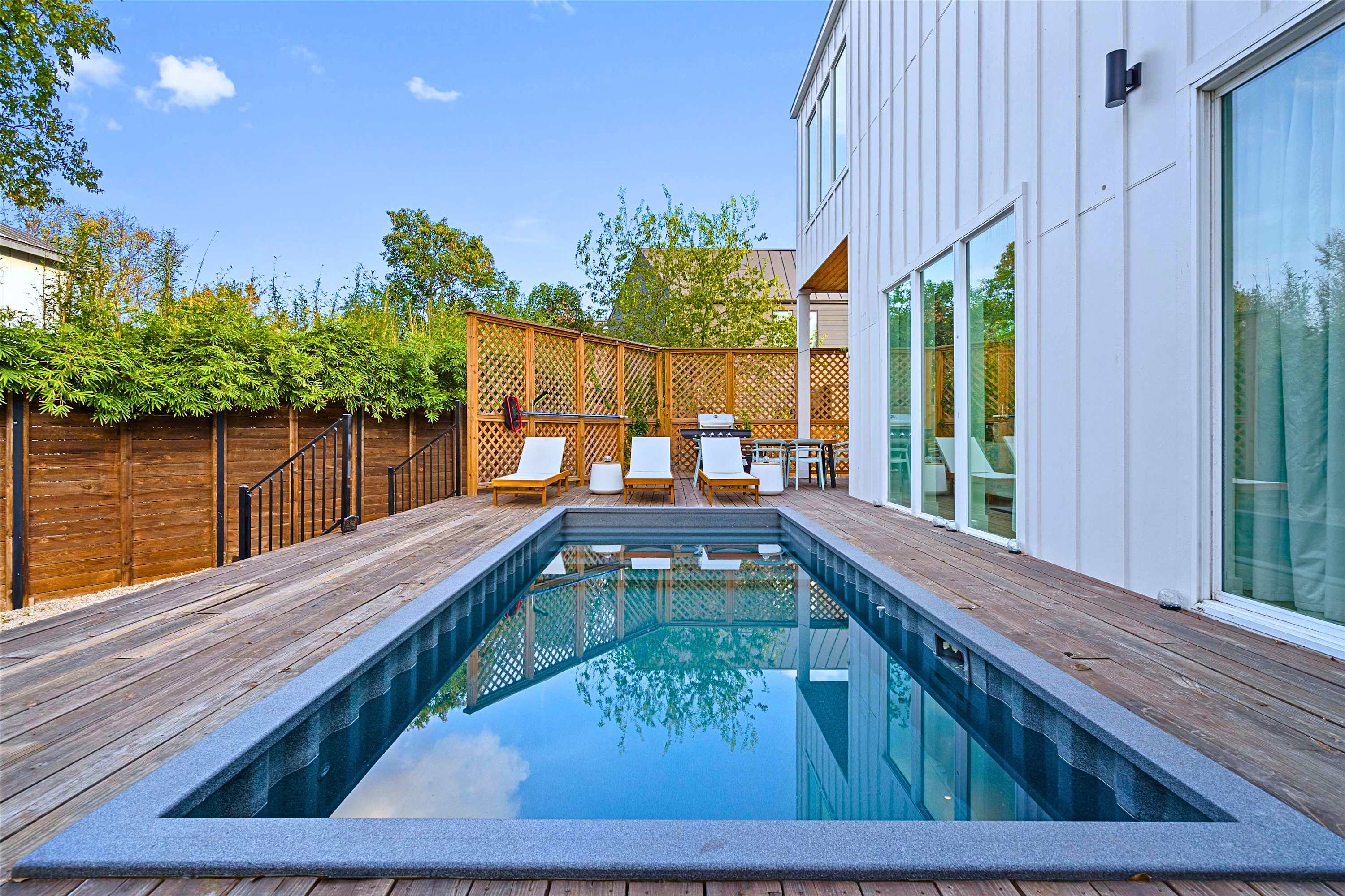 Grill Out and Lounge Around the Pool All Afternoon Long