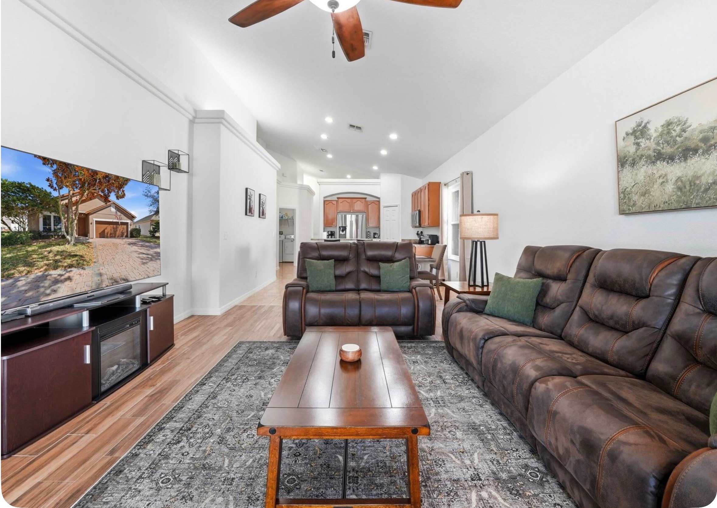 Relax and unwind in the inviting living area
