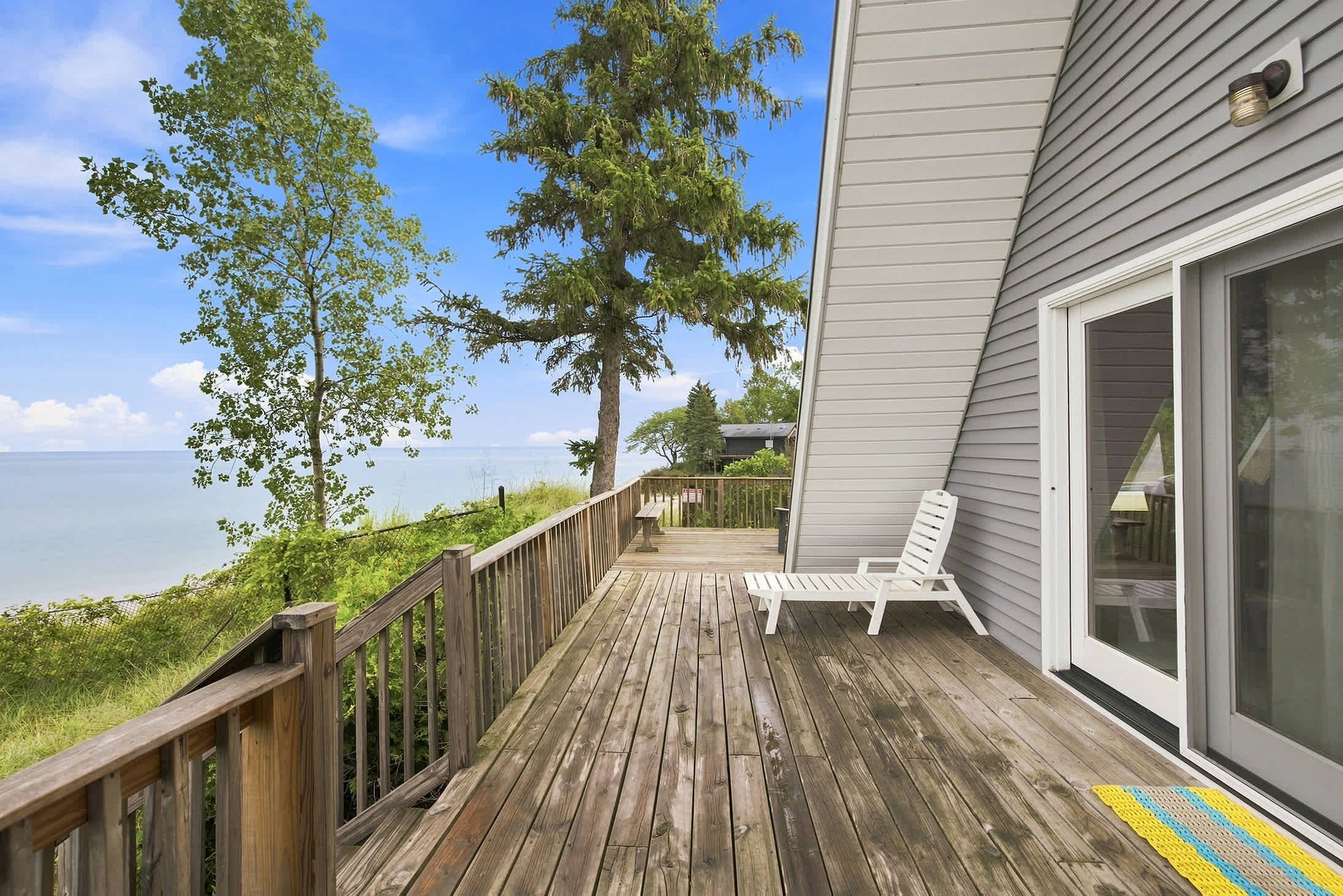 The Perfect View lives up to its name with sweeping Lake Michigan views.