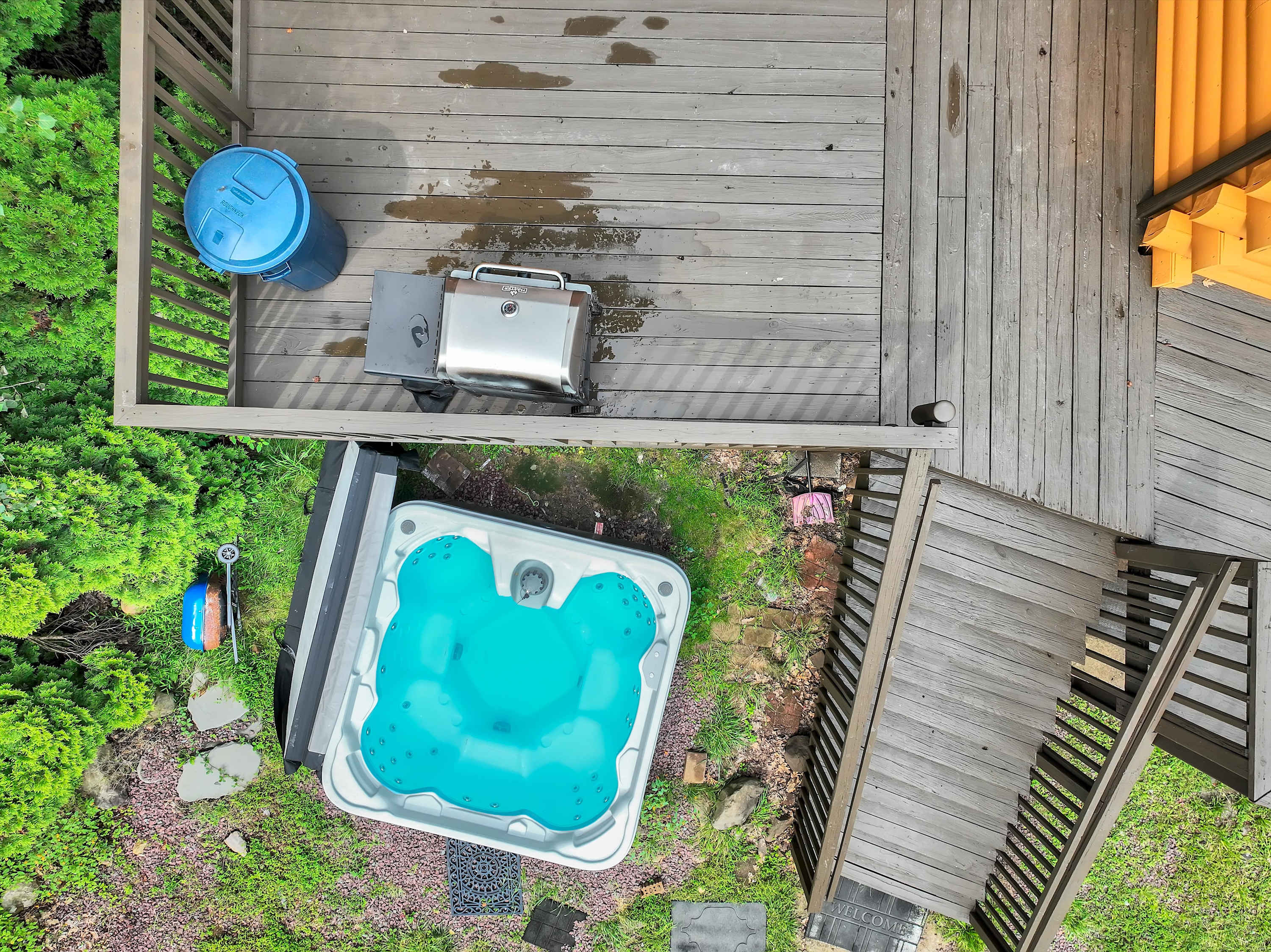 Secluded Stream Front Log Cabin | HotTub | FirePit