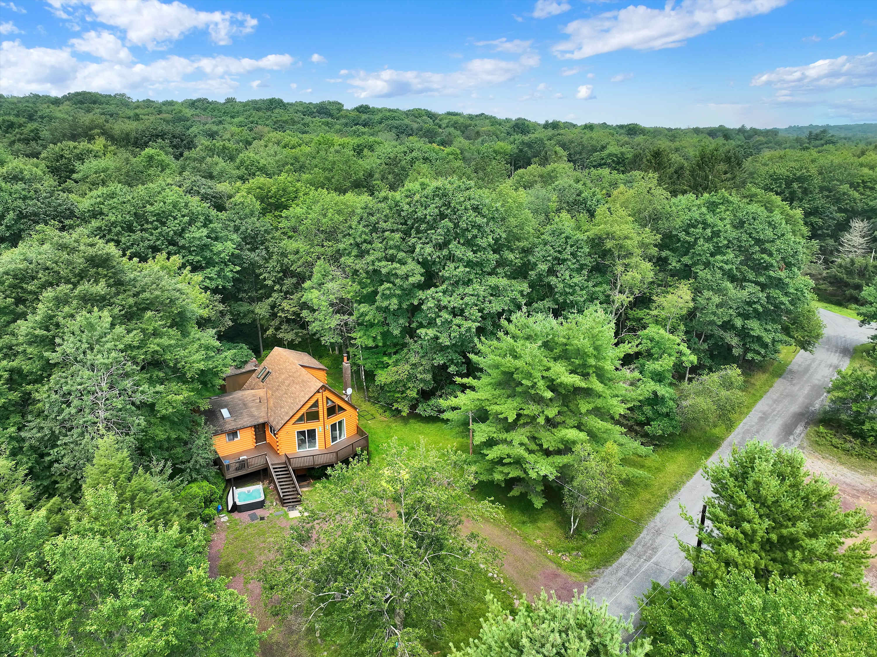 Secluded Stream Front Log Cabin | HotTub | FirePit