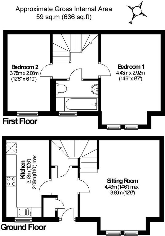 View Woking - 2 Bedroom House - Parking in 39 Brushfield Way GU21 2TQ Woking - 2 Bedroom House - Parking in 39 Brushfield Way GU21 2TQ - Property image 11 - VivreStays