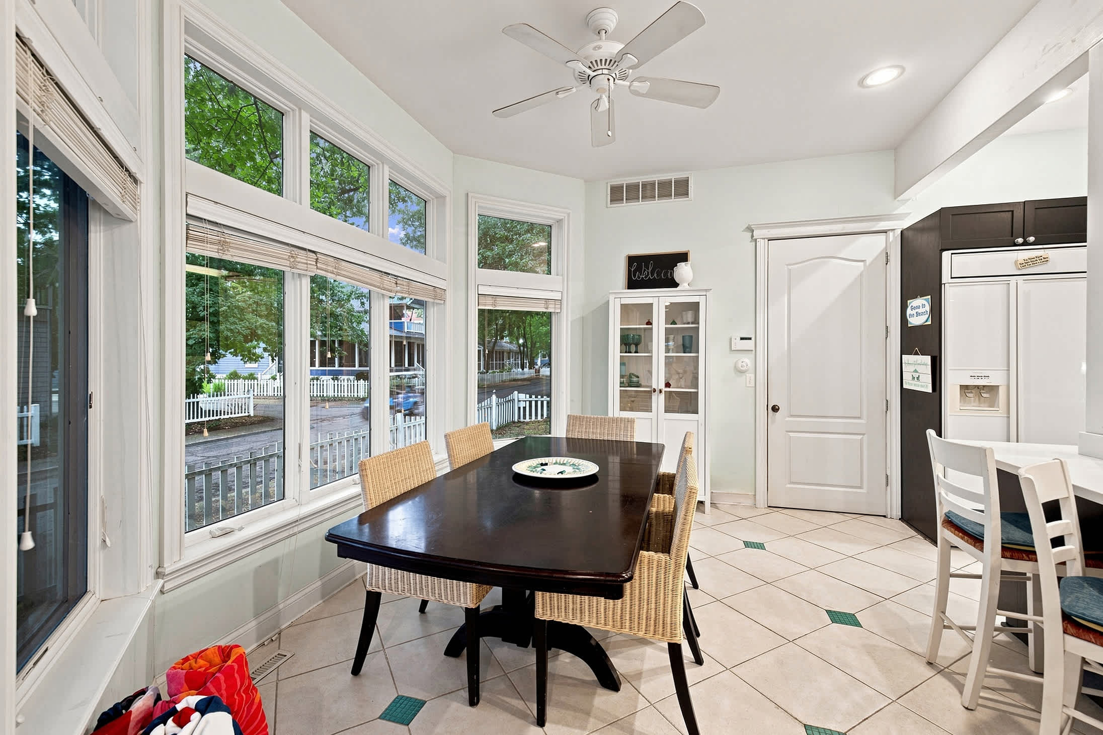 Our sunlit dining table is where meals, conversations and memories come together.