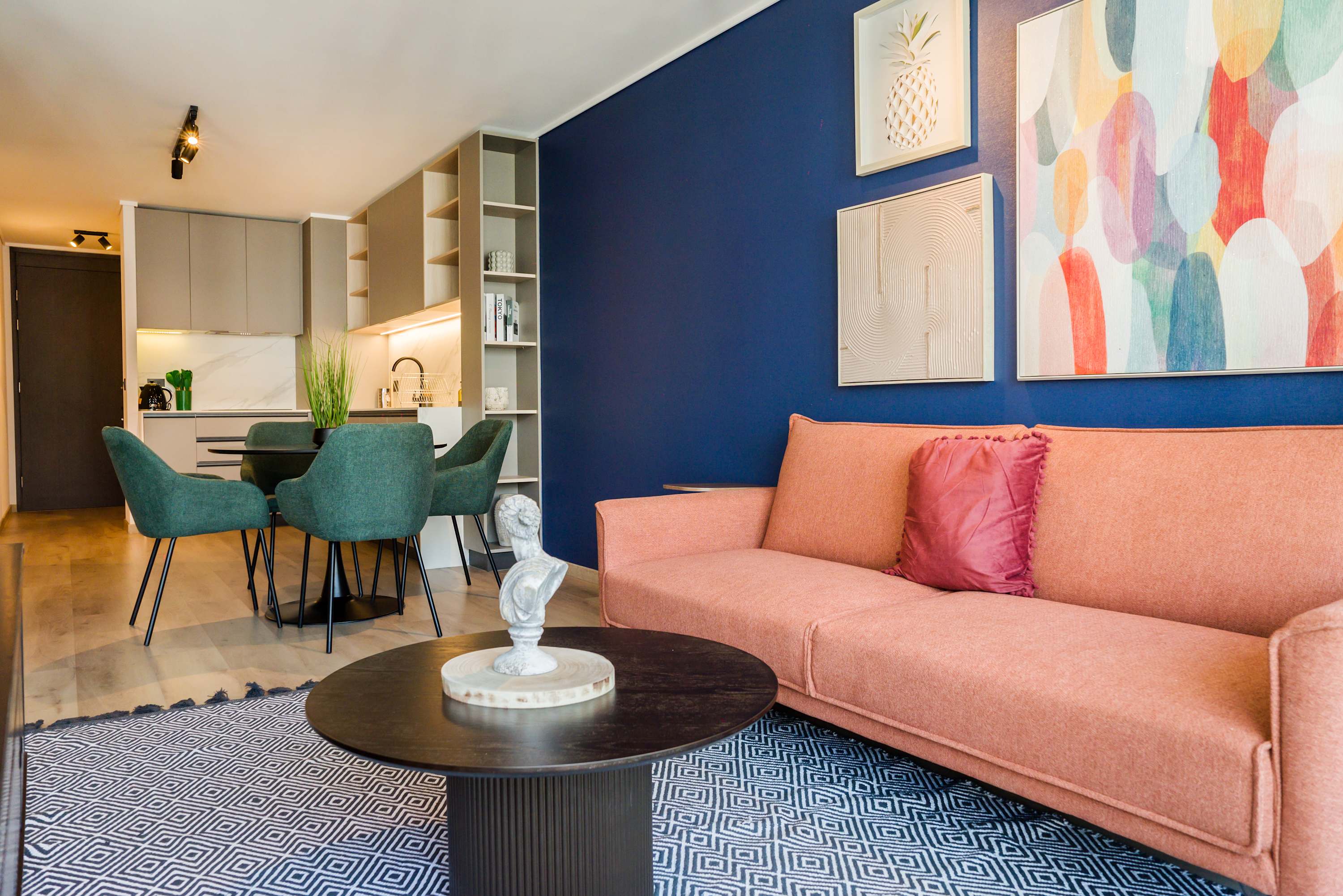 Sleek 1BR1BA Apt Urban Oasis for 3 in Las Condes