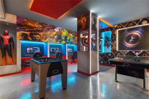 Themed 7BR Near Disney – Private Heated Pool & Game Room