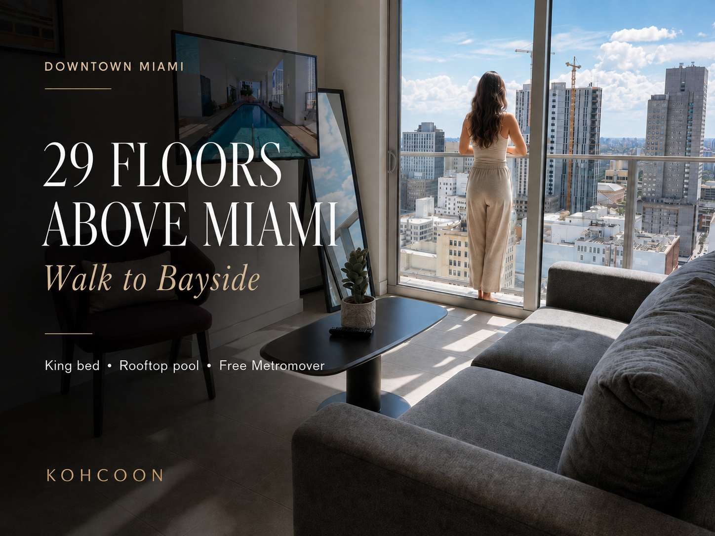 29th-Floor King Suite in Downtown Miami, Walk to Bayside Marketplace...