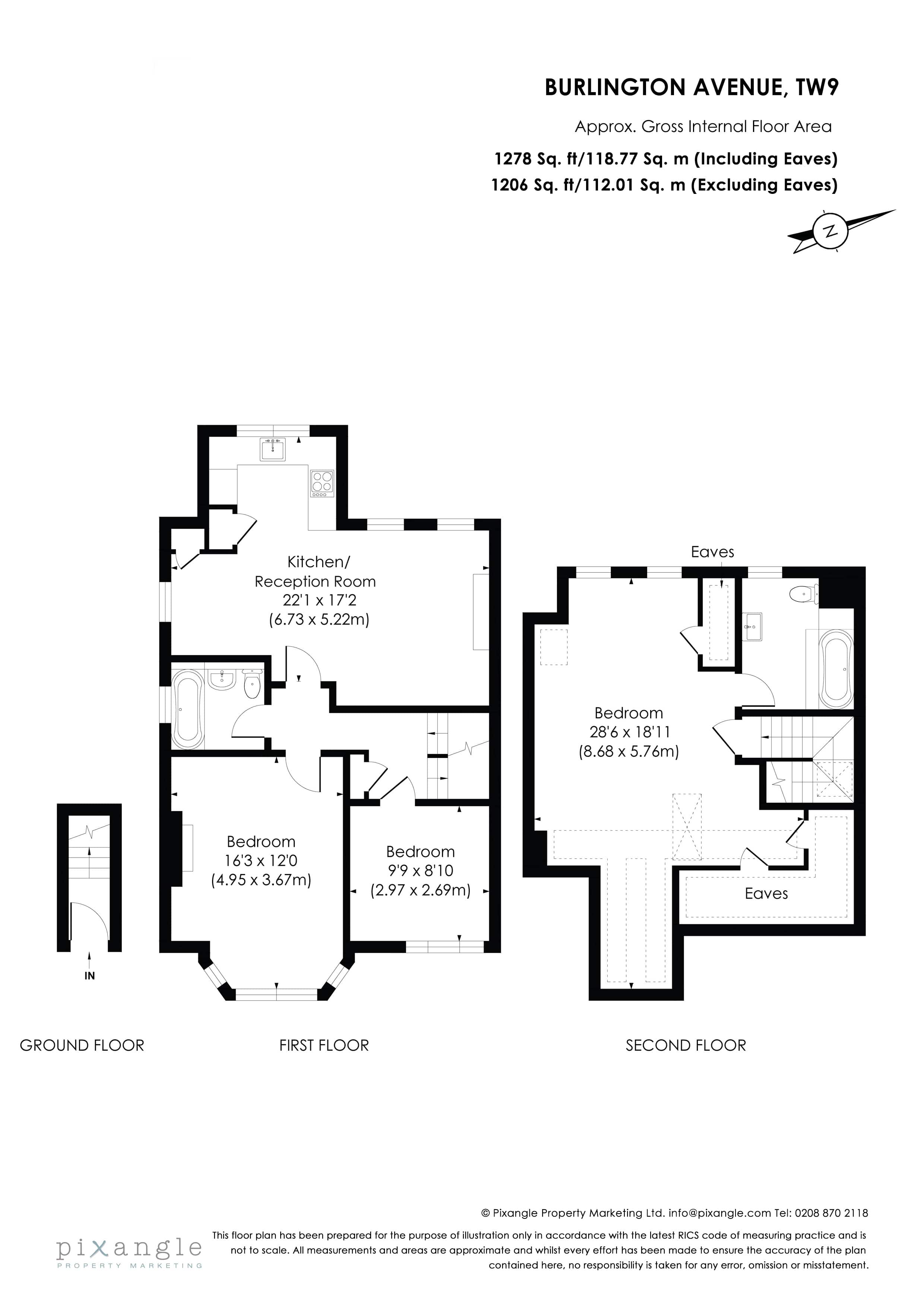 Kew Village-  Modern, Pets Welcome 3Bed in 16A Burlington Avenue TW9 4DQ - Property image 22 - VivreStays
