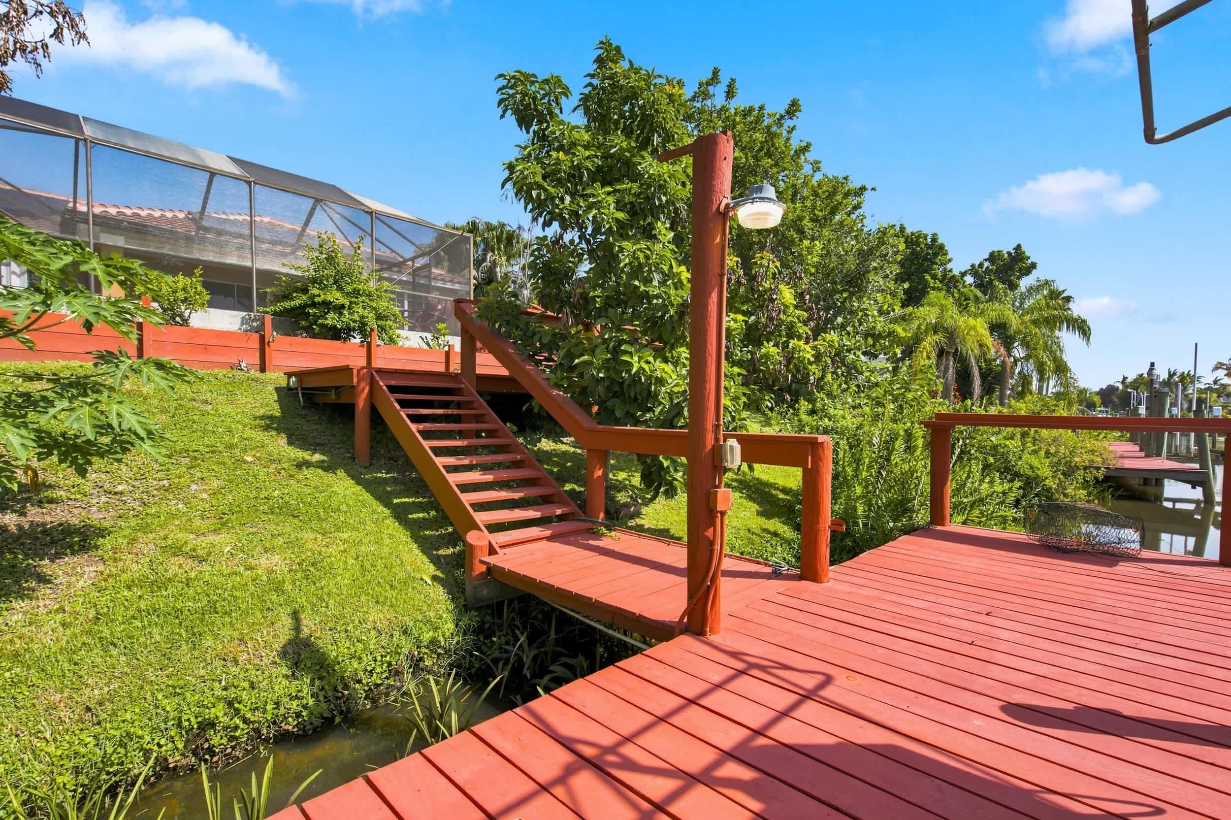 Waterfront Pool Home with Private Dock | Photo 38