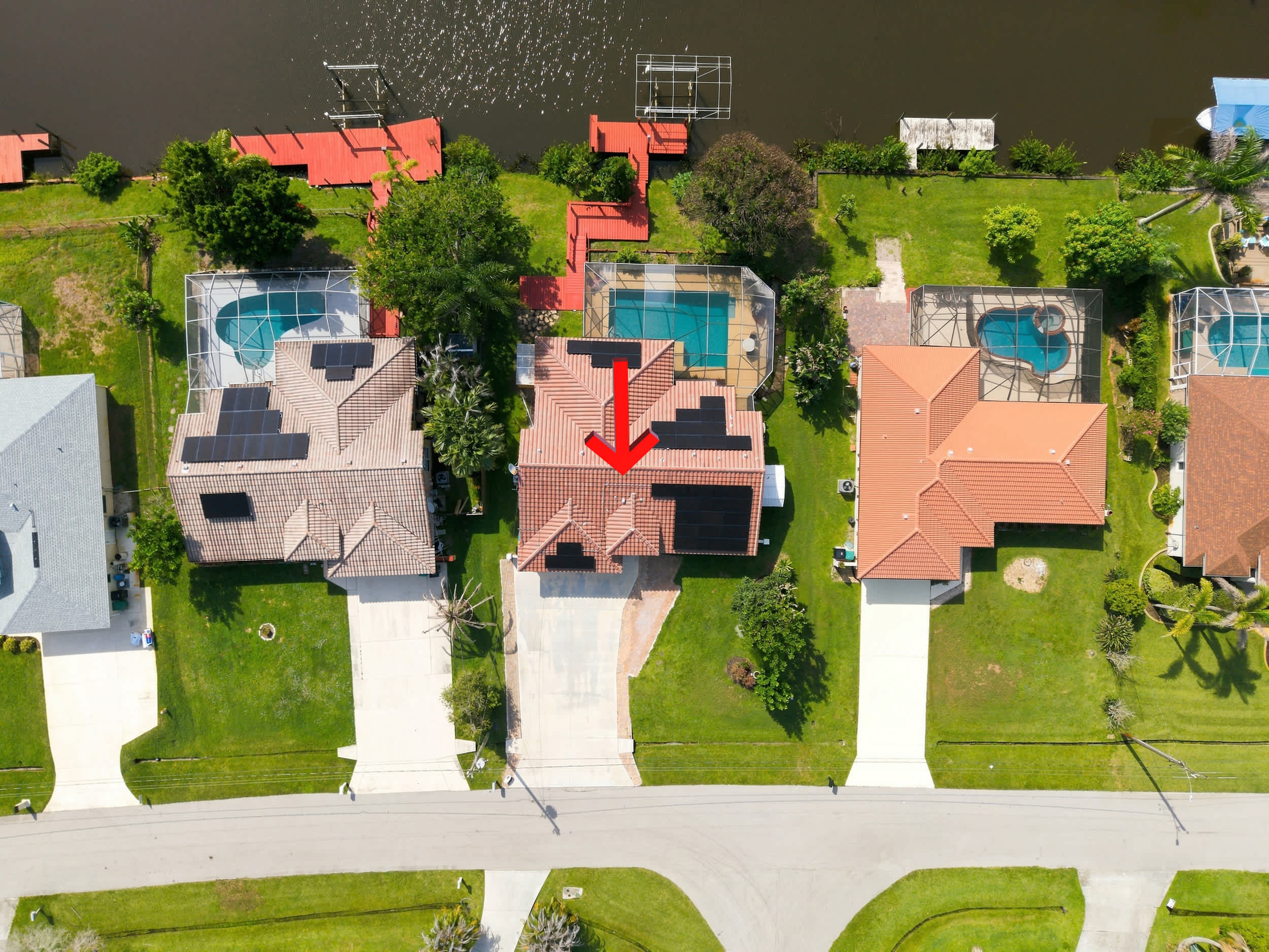Waterfront Pool Home with Private Dock | Photo 40
