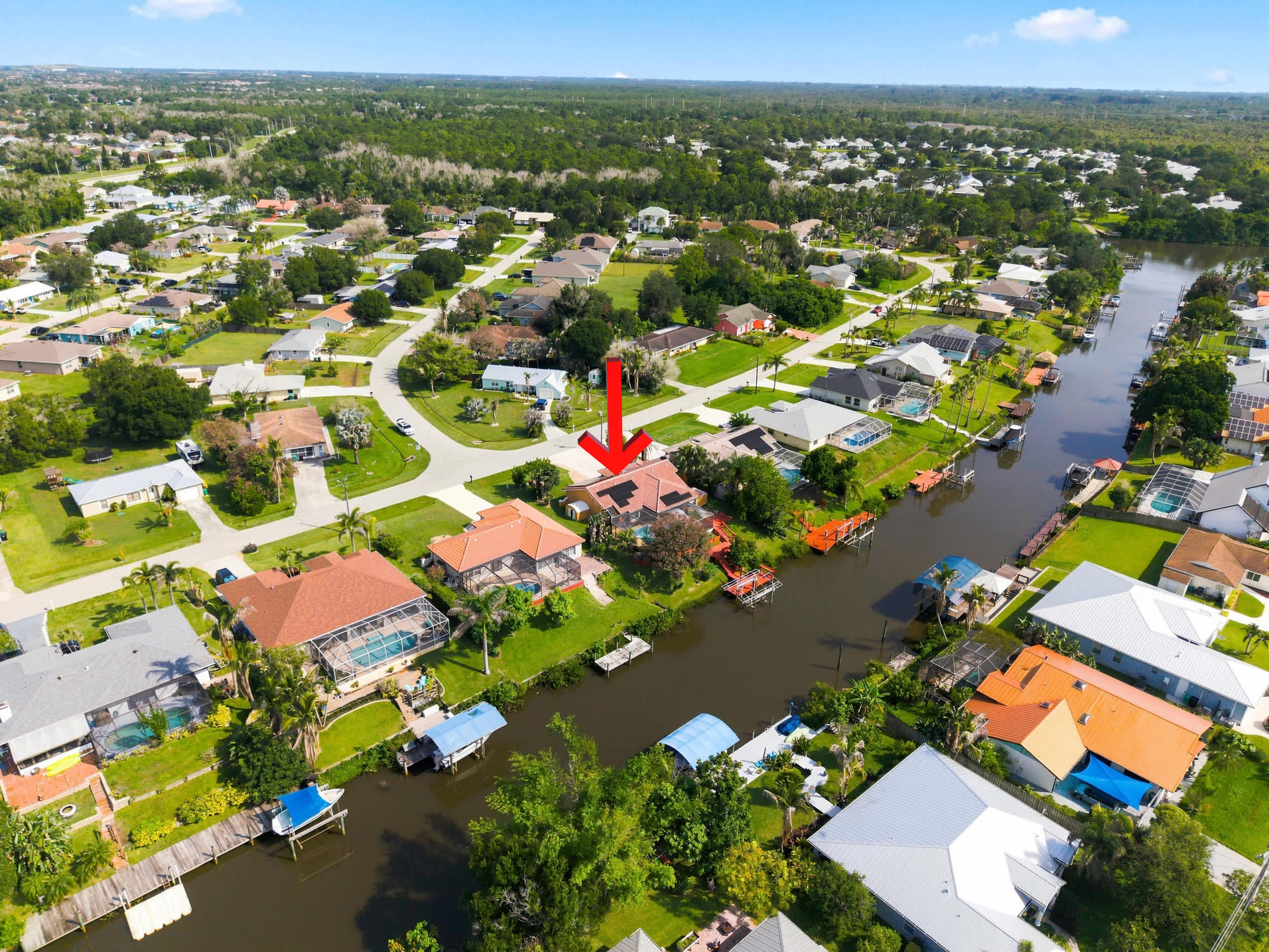 Waterfront Pool Home with Private Dock | Photo 3