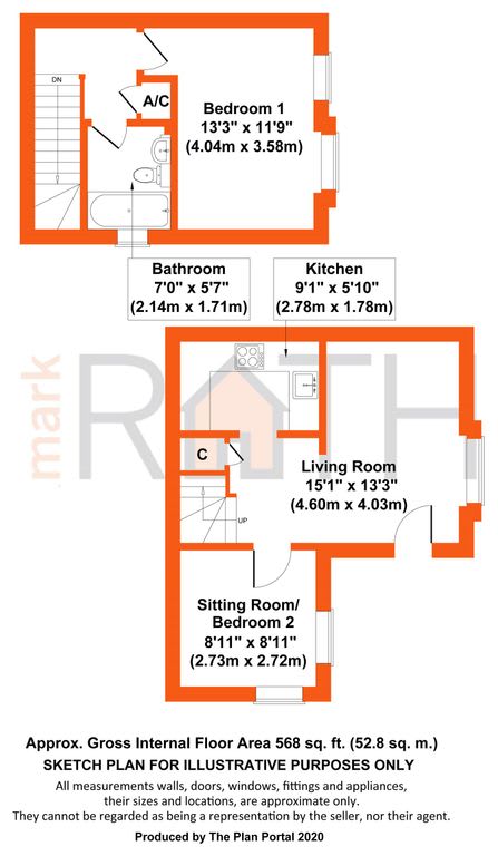 View Wokingham - Two Bedroom House with parking in 18 Orchard Close RG40 2EP Wokingham - Two Bedroom House with parking in 18 Orchard Close RG40 2EP - Property image 10 - VivreStays