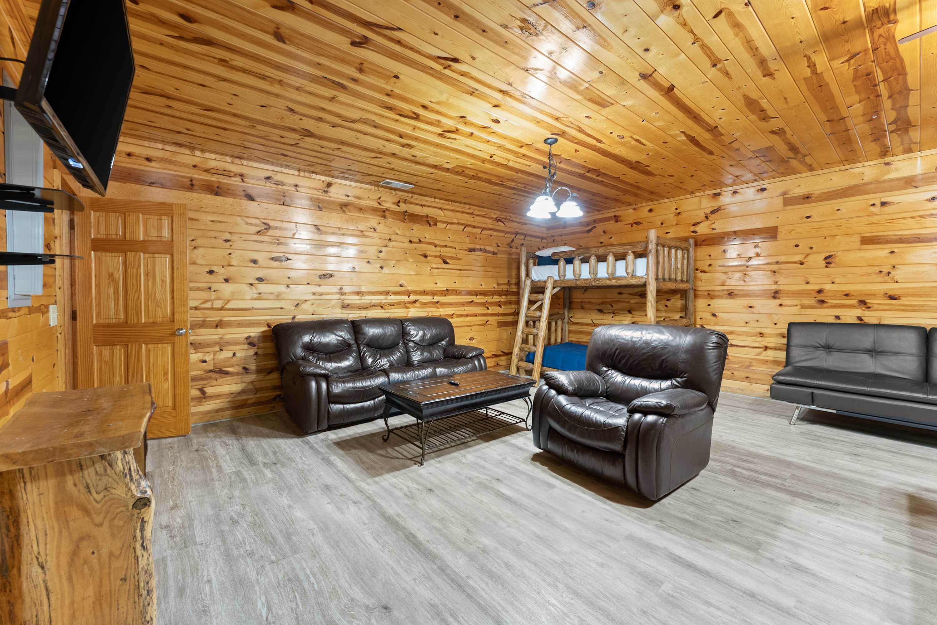Lounge area in the den