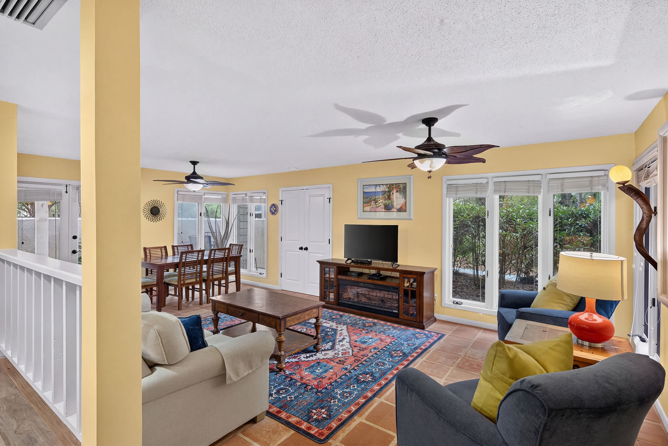 Single Story First Floor Villa with sunken living room