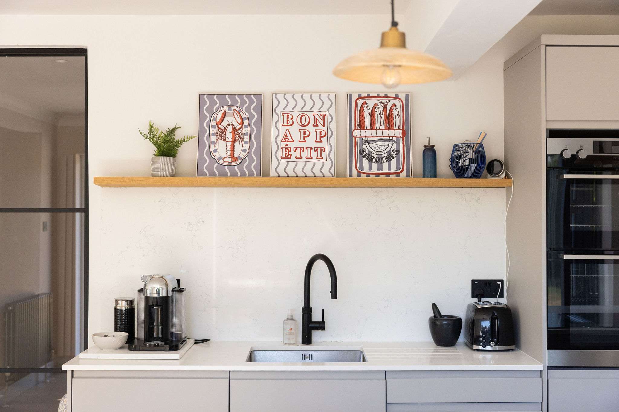 The stylish kitchen is equipment this everything you may need!