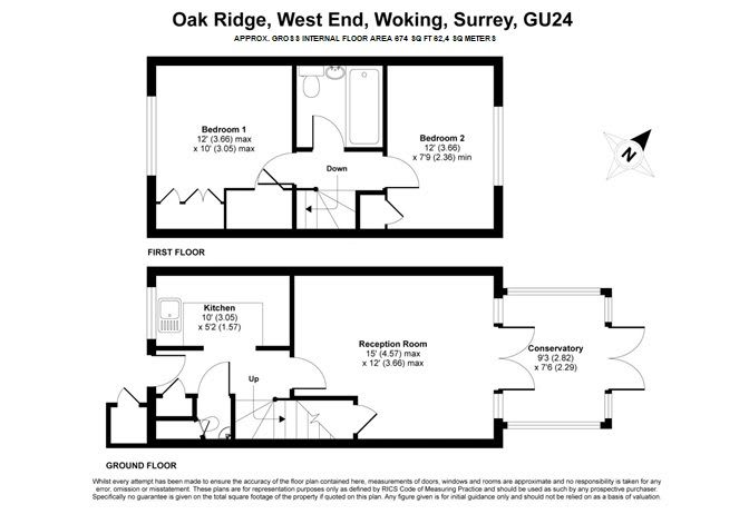 Woking - Parking, Garden, 2Bed in 26 Oakridge GU24 9PJ - Property image 2 - VivreStays