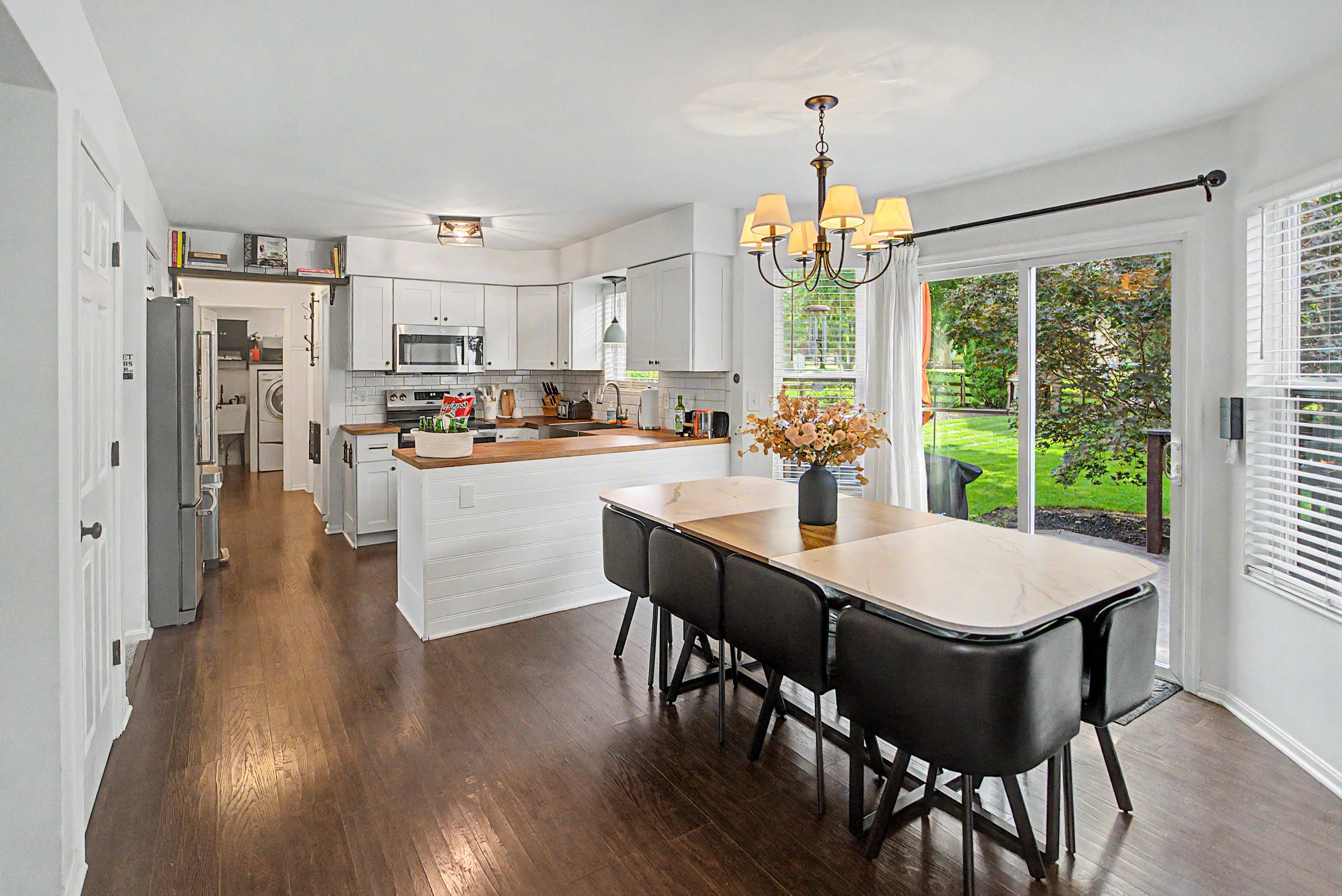 Make mealtime memories together at the dining table, seating 8​