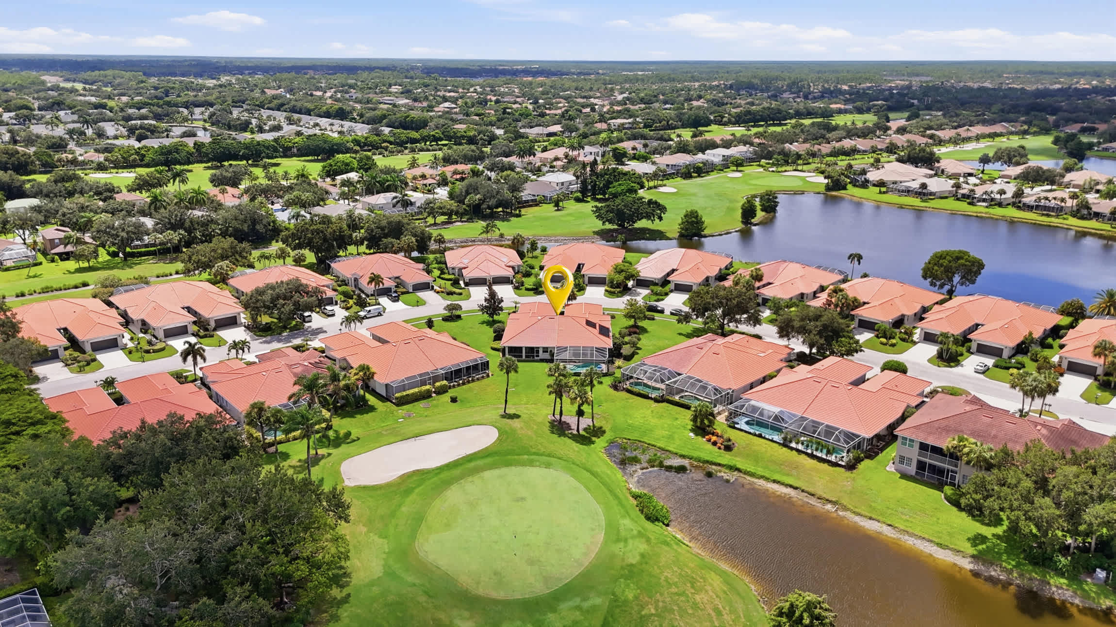Villa With Lake and Golf Views on Public Arrowhead Golf Course | Photo 39