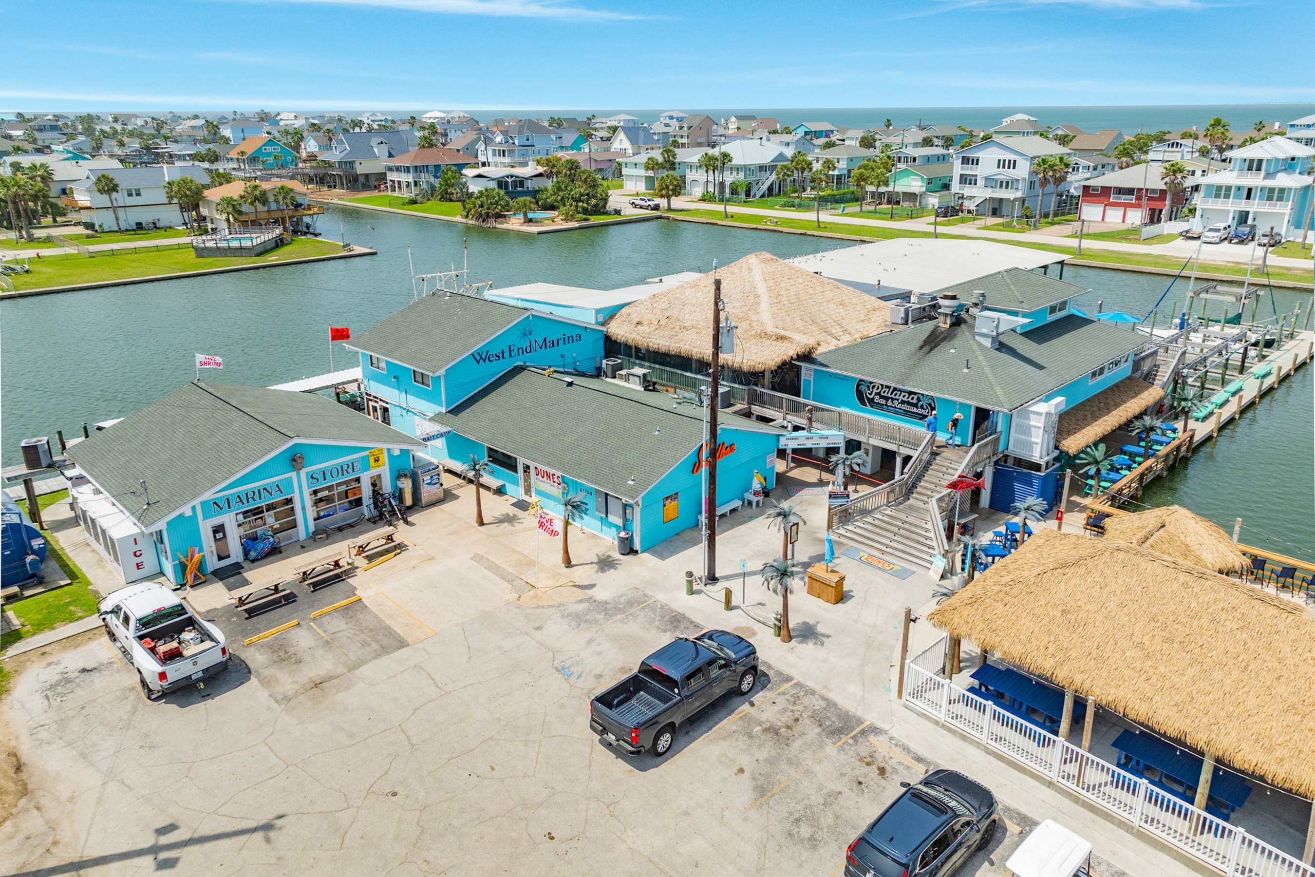 West End Marina & Restaurants (in the Sea Isle neighborhood)