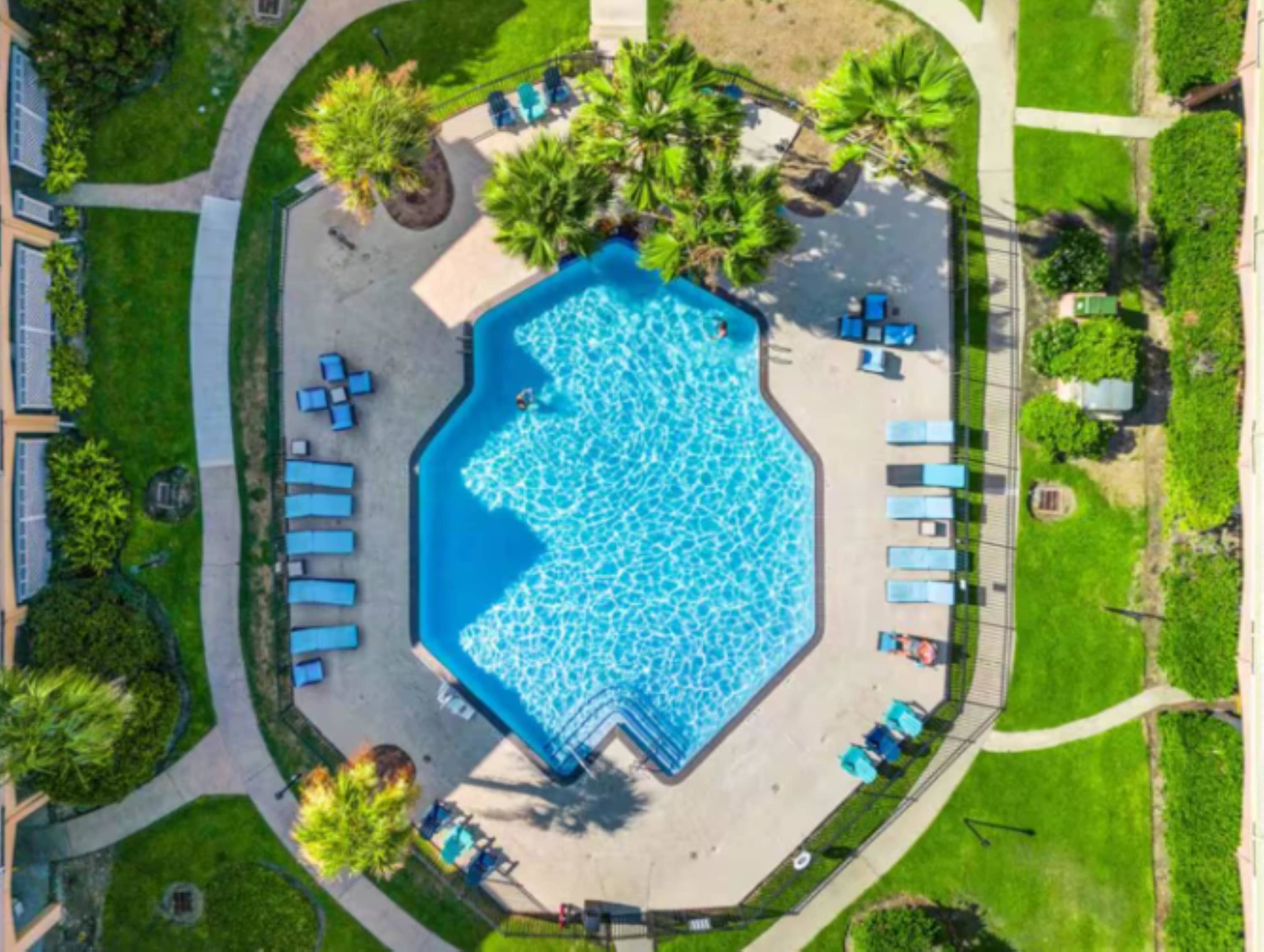 Make a splash or lounge the day away at the community pool​