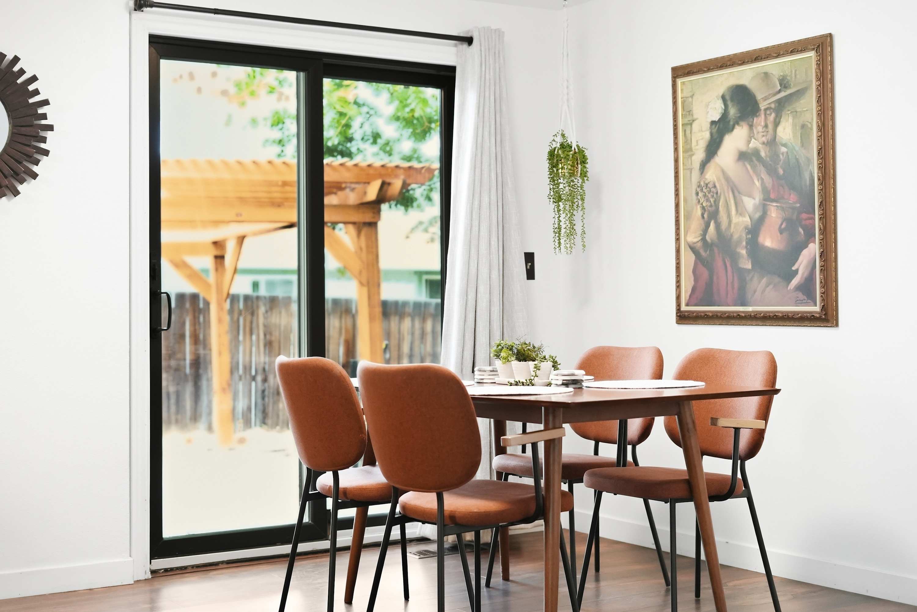 Make mealtime memories together at the dining table, seating 4​